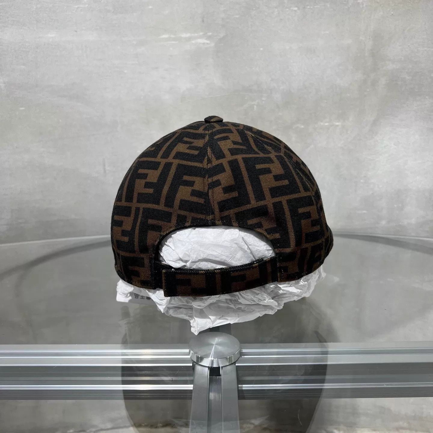 Fendi FENDI Monogram Print Cap Mint 58cm Size ONE SIZE - 4 Thumbnail