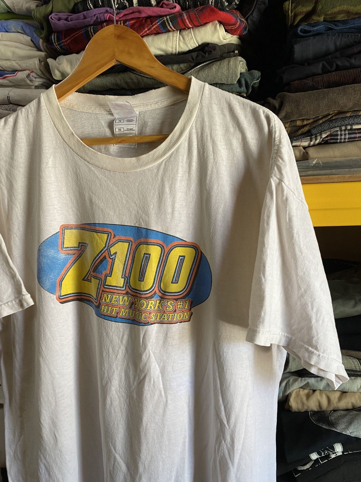 Rap Tees × Vintage Vintage 90s Z100 hit music station Radio USA made Size US XL / EU 56 / 4 - 3 Thumbnail