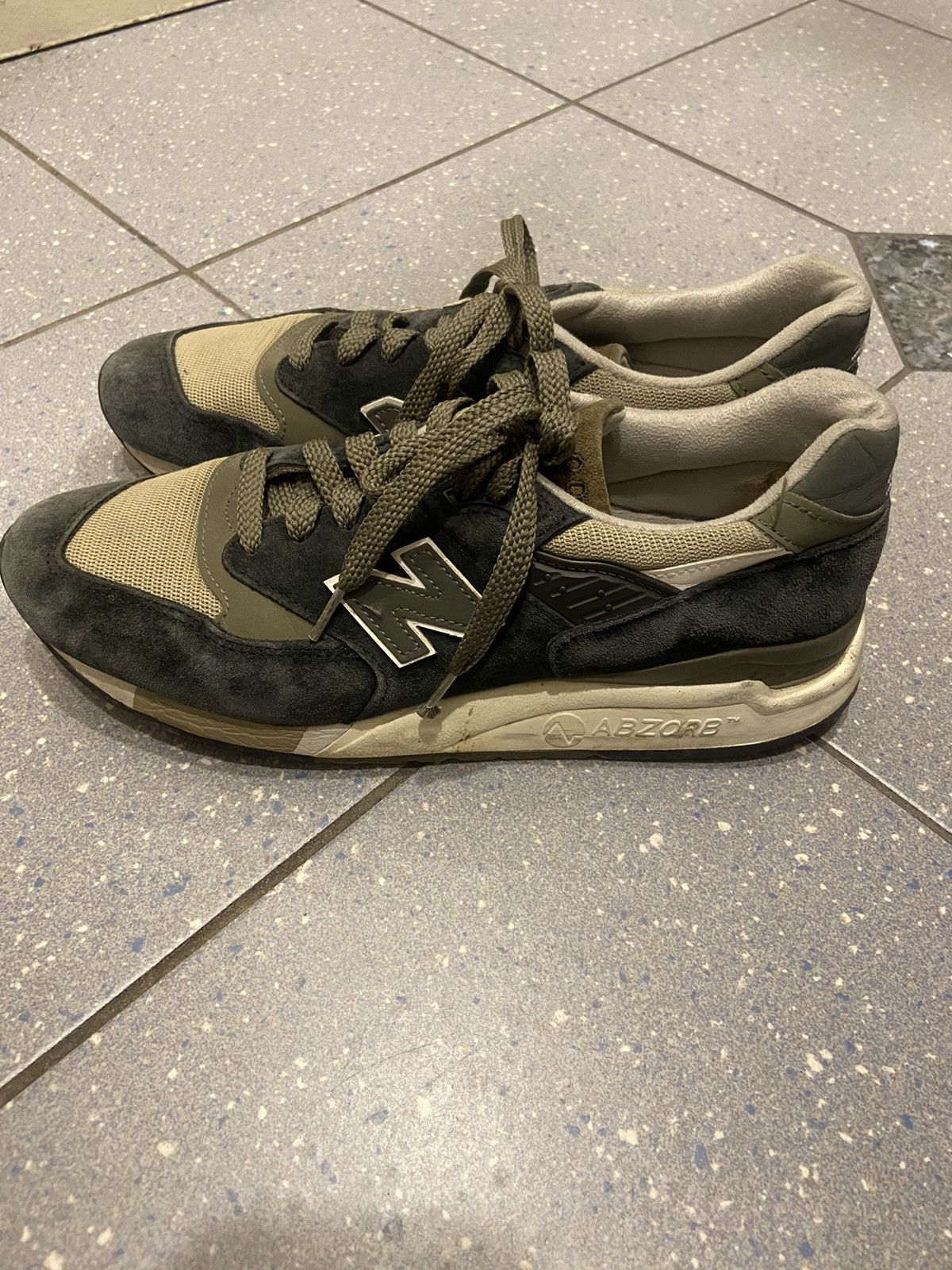 New Balance New Balance 998 made in USA Khaki/Navy Size US 8.5 / EU 41-42 - 2 Thumbnail