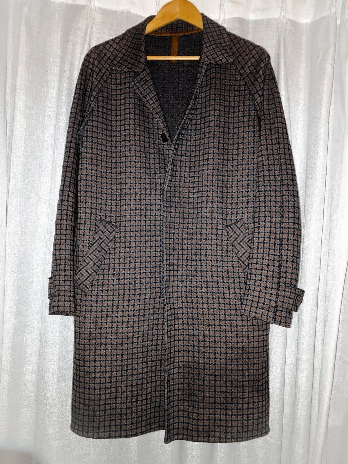 Harris Wharf London HARRIS WHARF LONDON CHECK WOOL COAT (Japan Imported) Size US S / EU 44-46 / 1 - 1 Thumbnail