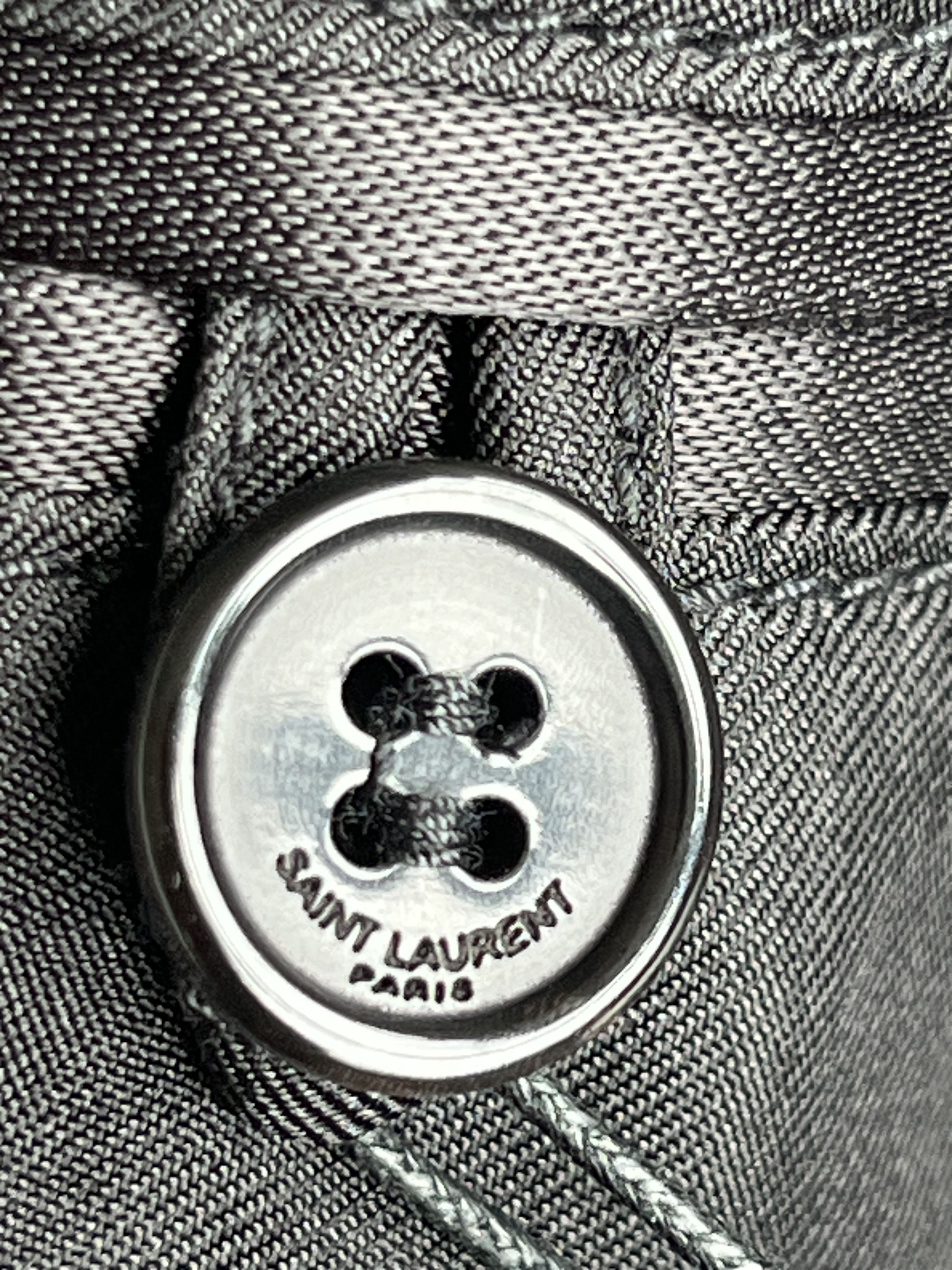 Saint Laurent Paris Saint Laurent Paris Hedi Slimane Music Note Bomber Jacket XS Size US XS / EU 42 / 0 - 11 Thumbnail