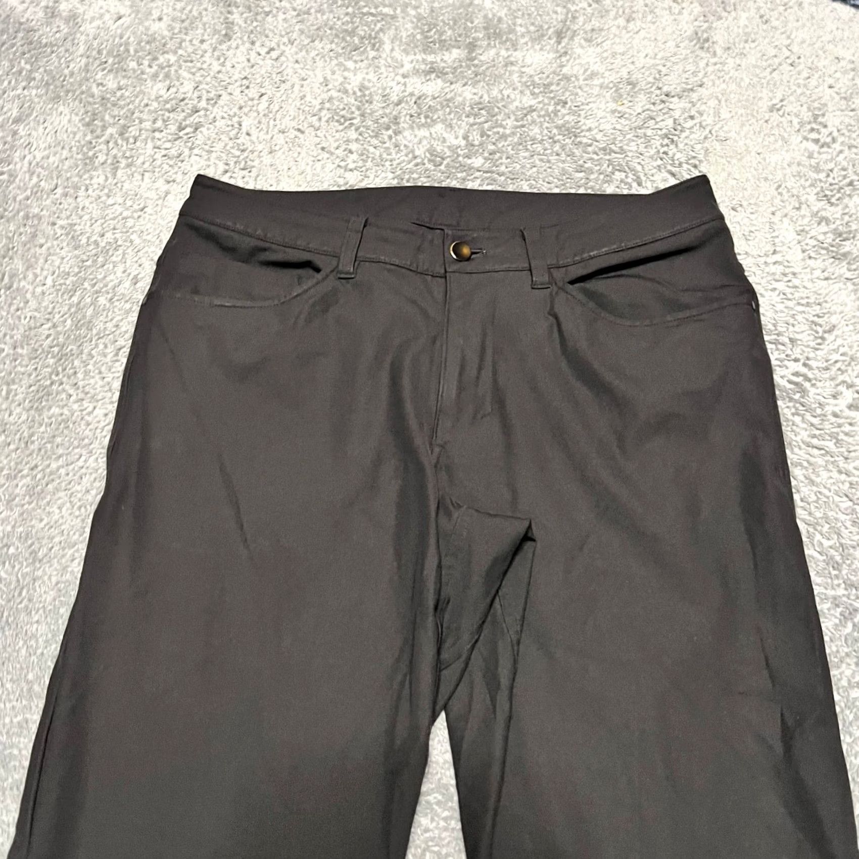 Lululemon Lululemon ABC Pants Mens 31 Black Classic Fit Warpstreme Casual Golf Stretch Size US 31 - 2 Thumbnail