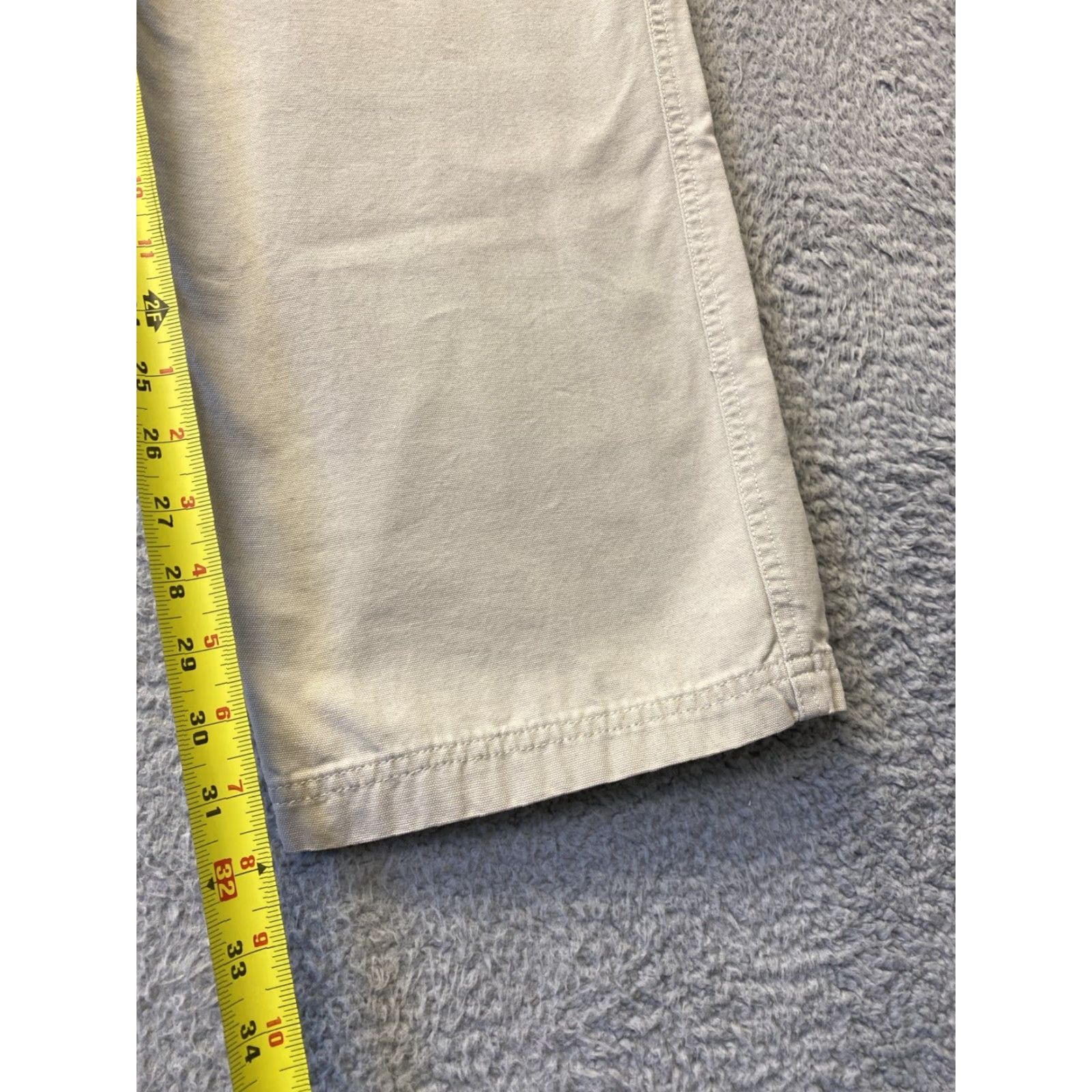Vintage VINTAGE L.L. Bean Men's Cargo Pants Size 38 Beige Canvas Casual Outdoor 90s Nature Size US 38 / EU 54 - 5 Thumbnail