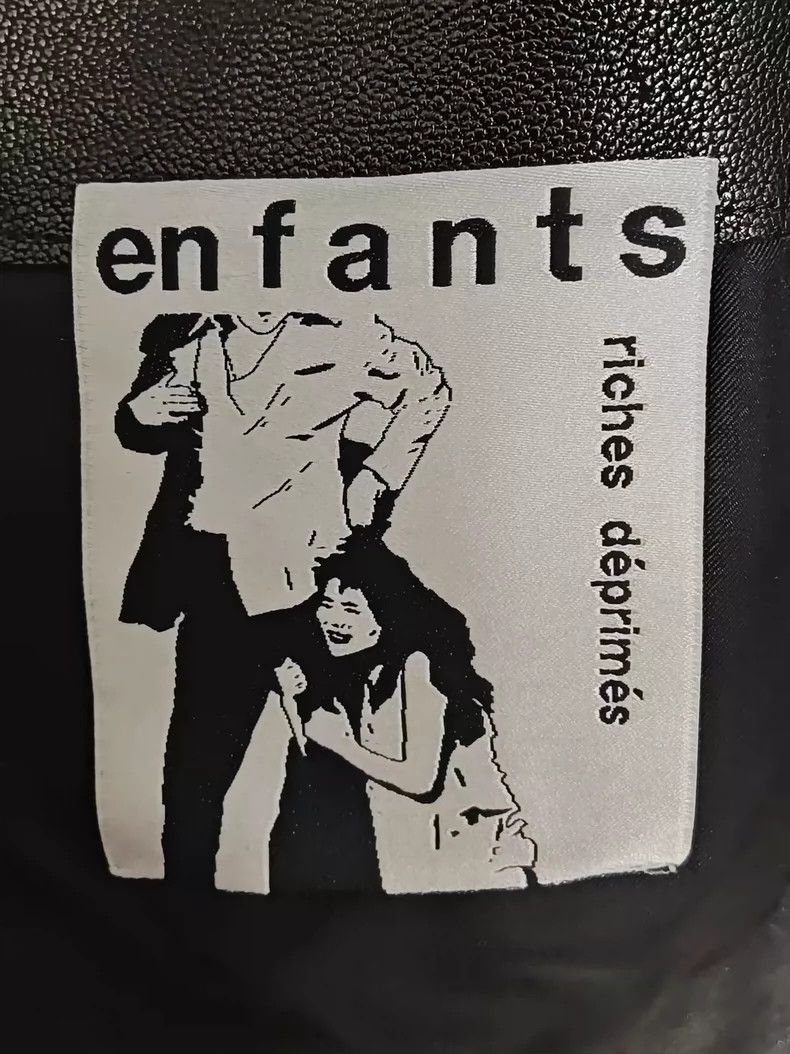Enfants Riches Deprimes Enfants Riches Deprimes Black smoky embroidery fur jacket 2 Size US L / EU 52-54 / 3 - 6 Thumbnail