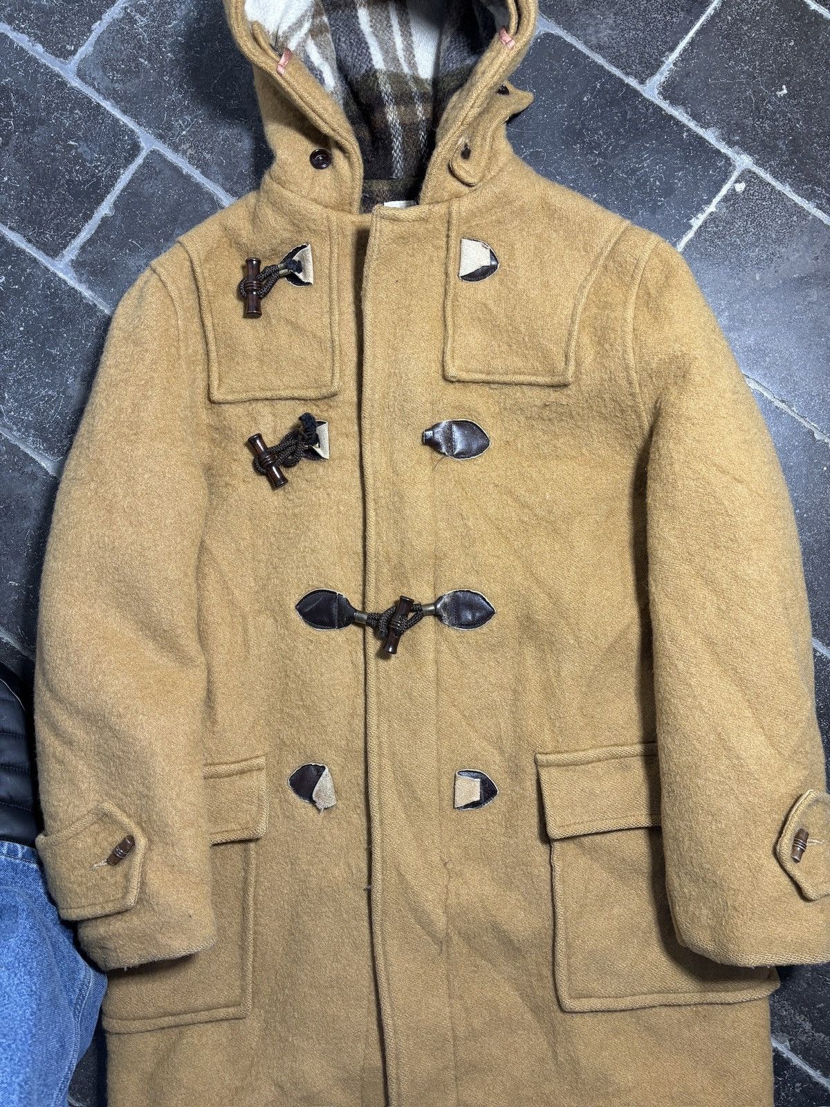 Hudsons Bay Vintage Hudsons Bay Wool Duffle Coat Hooded Parka Canada Size US S / EU 44-46 / 1 - 15 Thumbnail