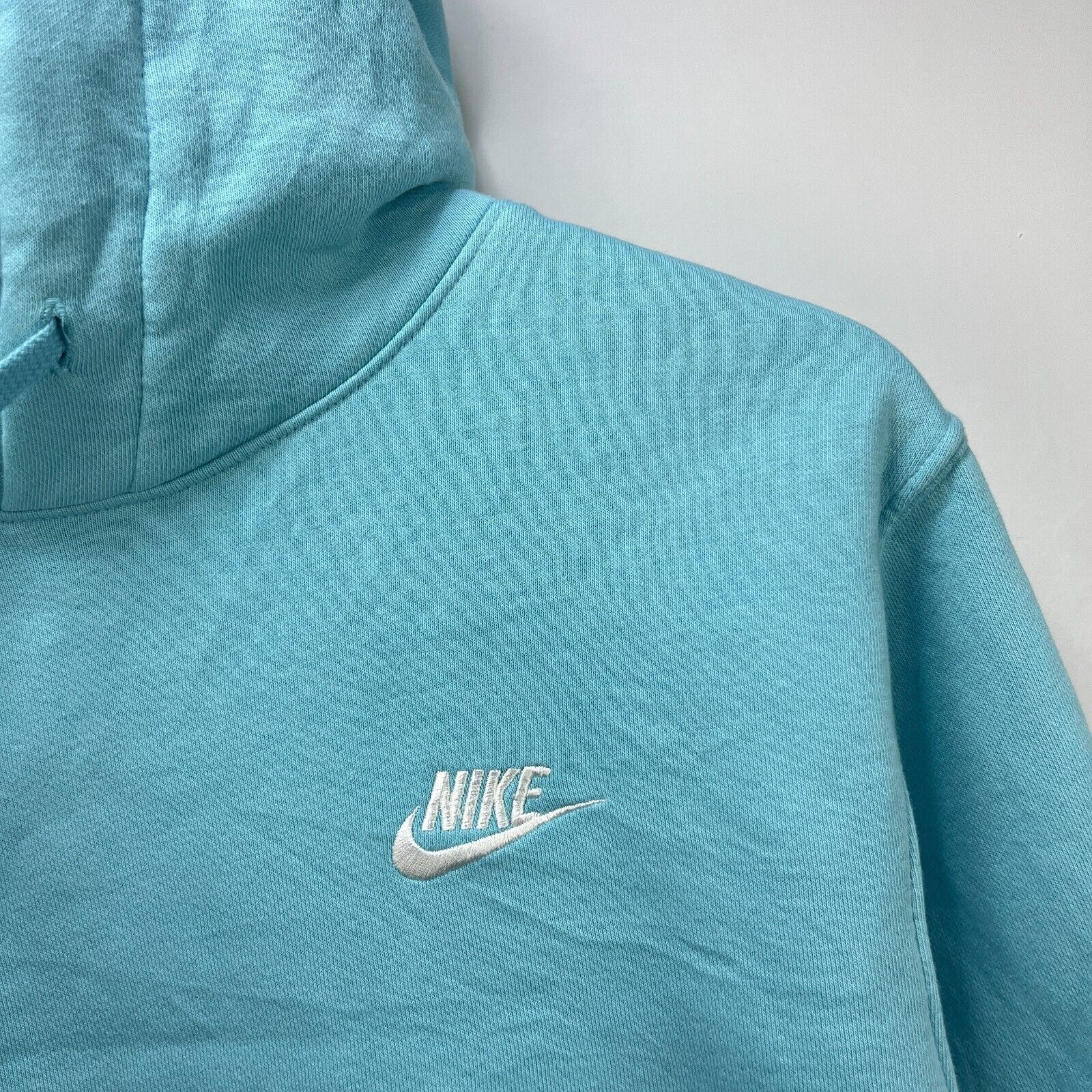 Nike × Vintage Vintage Y2K Nike Hoodie Size XS Baby Blue Size US XS / EU 42 / 0 - 2 Thumbnail