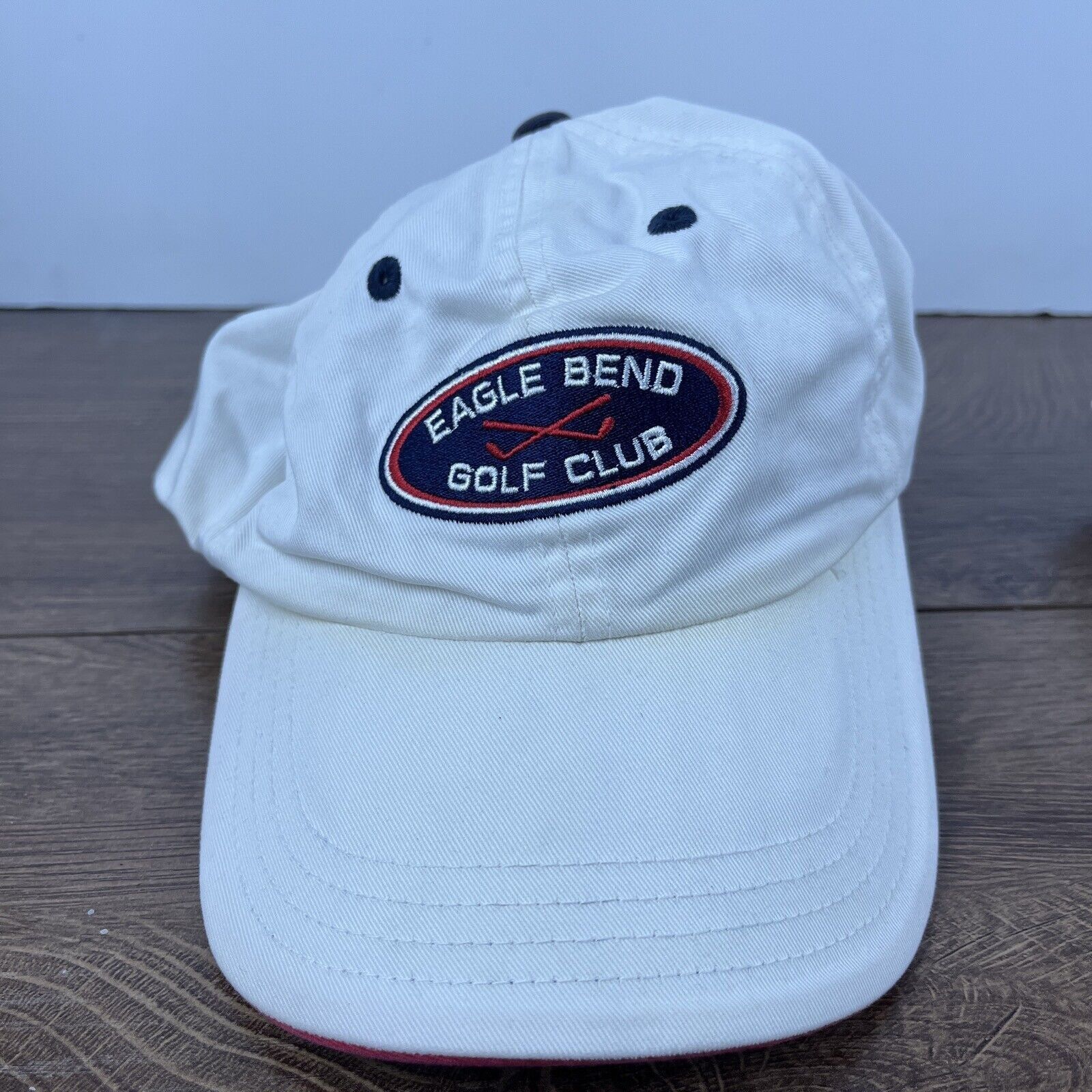 Other Eagle Bend Golf Club Hat Eagle Bend White Hat Adjustable Adu Size ONE SIZE - 1 Thumbnail