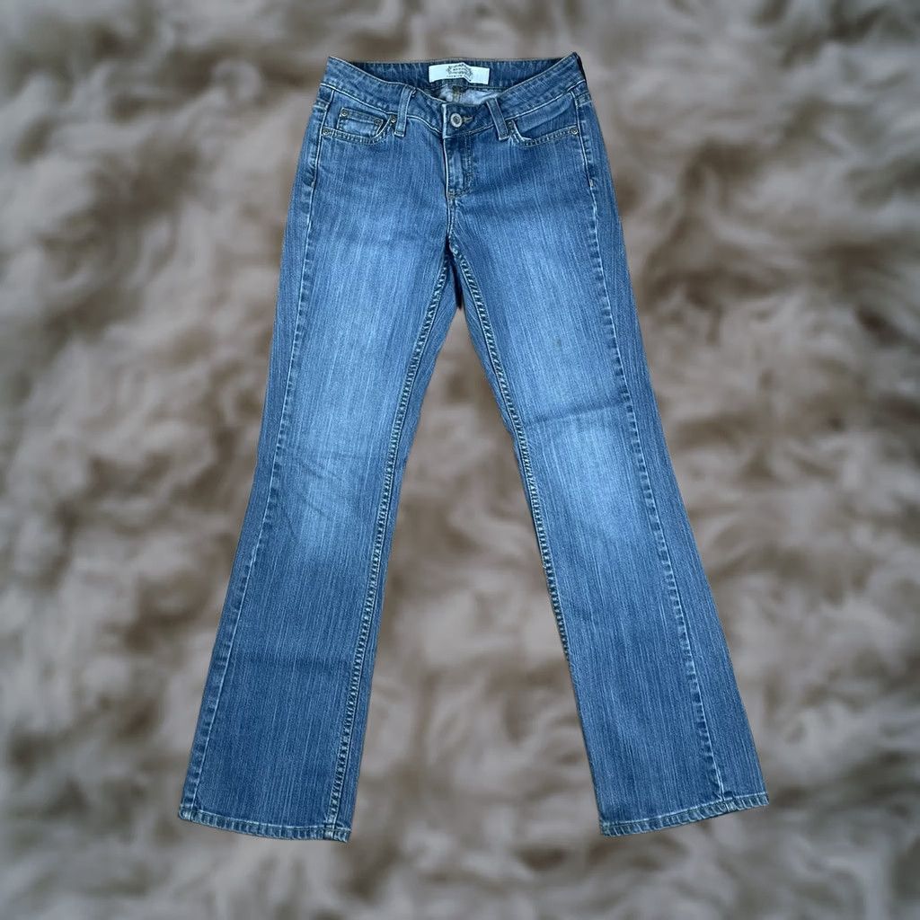 Merona Merona Jeans Womens Size 4 Blue Stretch Straight Leg Denim Size 27" / US 4 / IT 40 - 1 Thumbnail