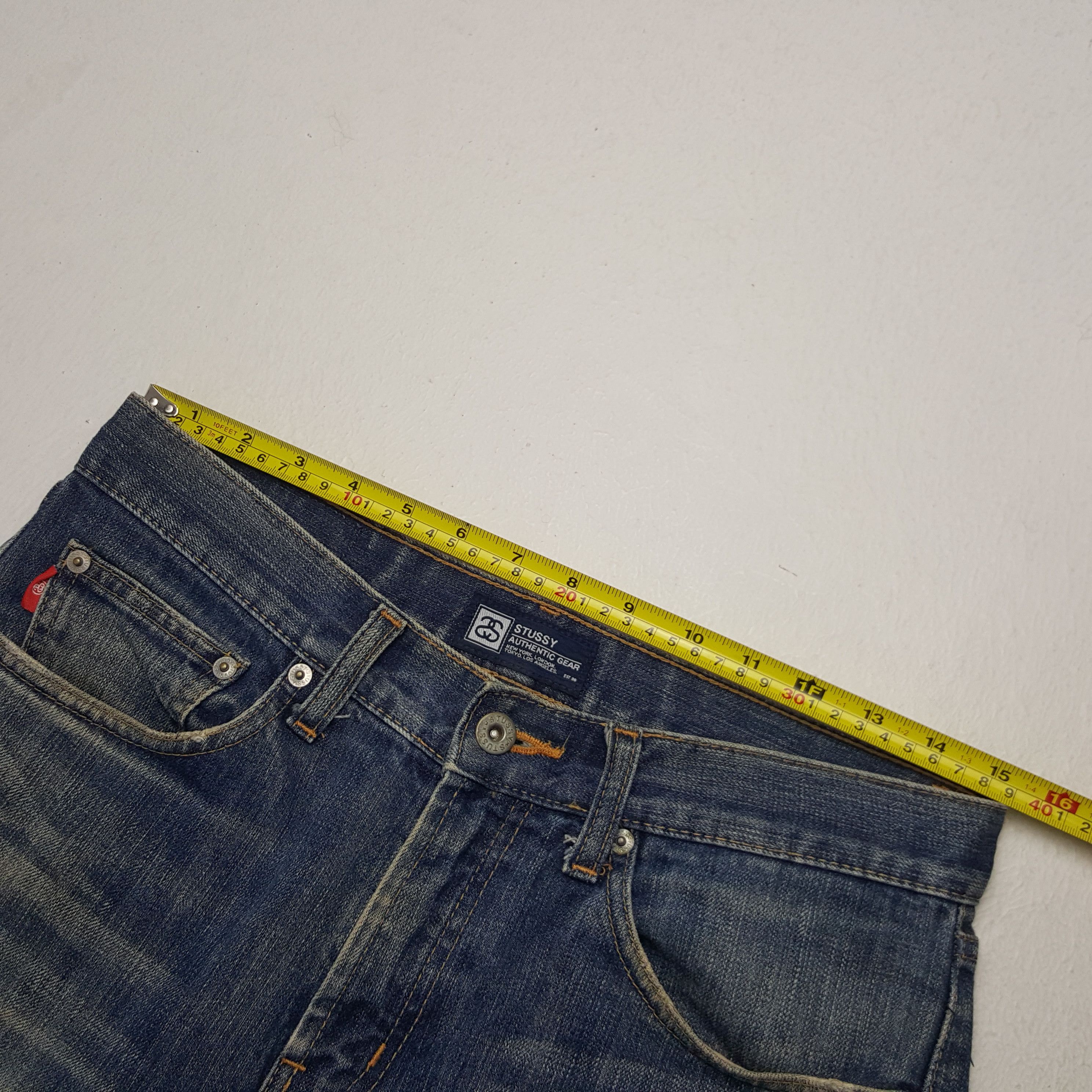 Stussy × Vintage Vintage Stussy American Streetwear Denim Jeans Size US 30 / EU 46 - 9 Thumbnail