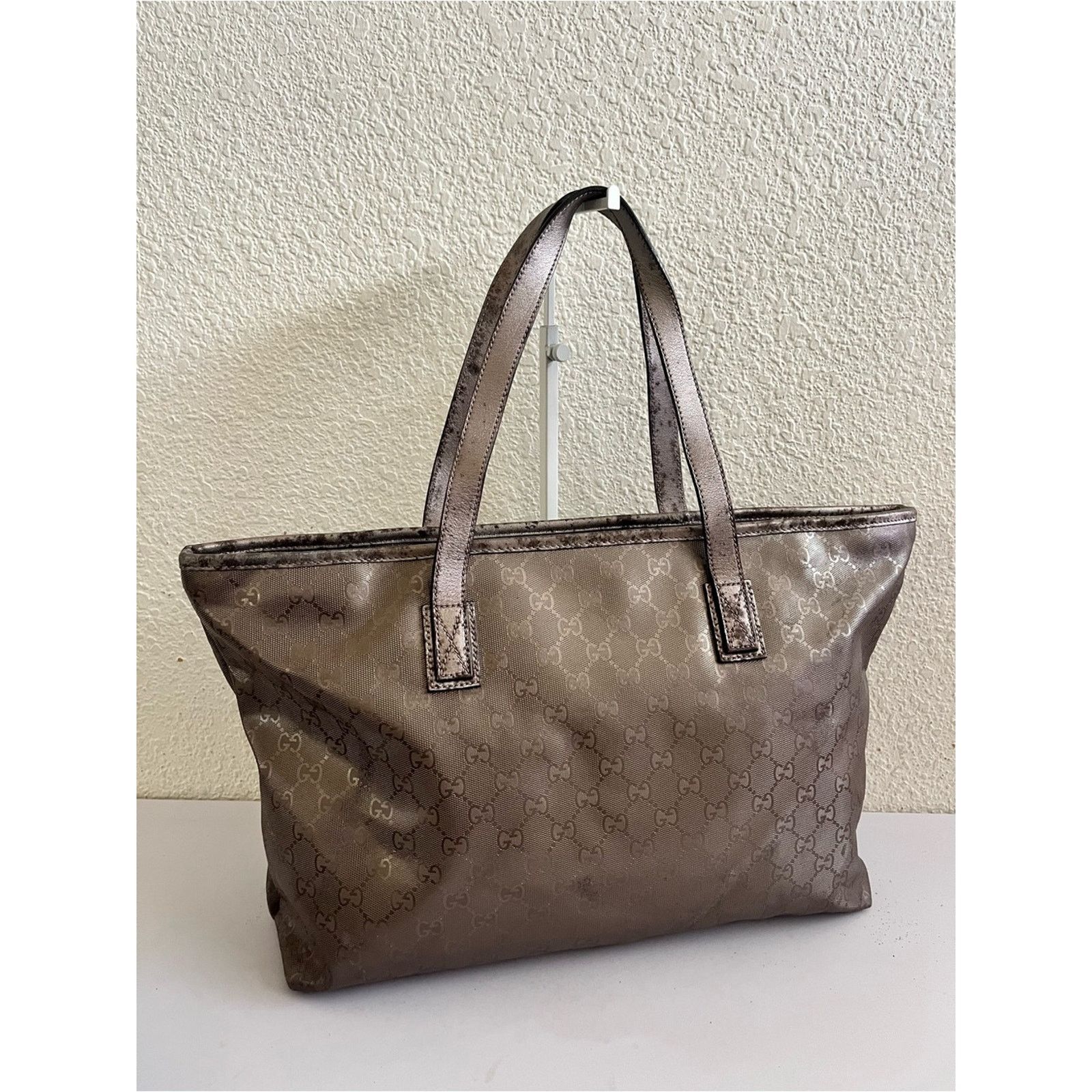 Gucci Gucci large gg bronze tote bag Size ONE SIZE - 8 Thumbnail