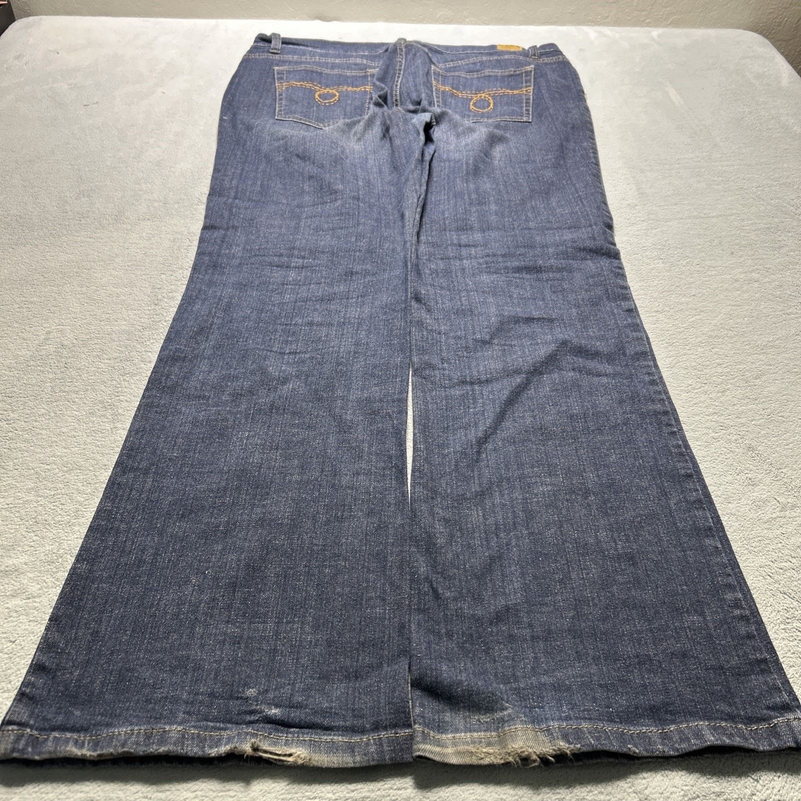 7 For All Mankind 2000s BCBG Beyond Baggy Jeans Womens 14 38x32 Hamilton Wide Size 36" / US 14 / IT 50 - 1 Thumbnail
