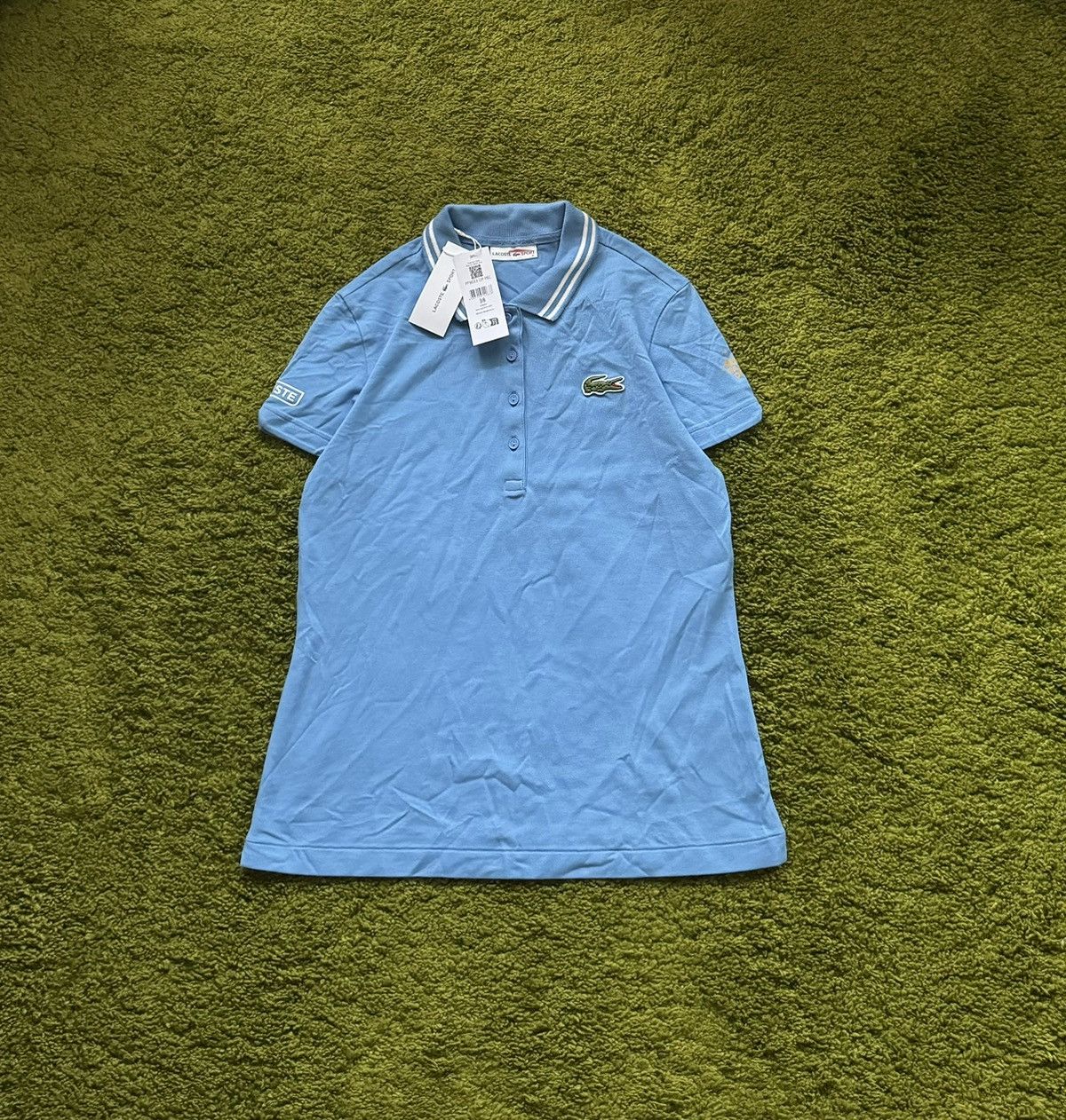 Designer × Lacoste 🐊 Lacoste NWT blue polo t-shirt Size M / US 6-8 / IT 42-44 - 1 Thumbnail