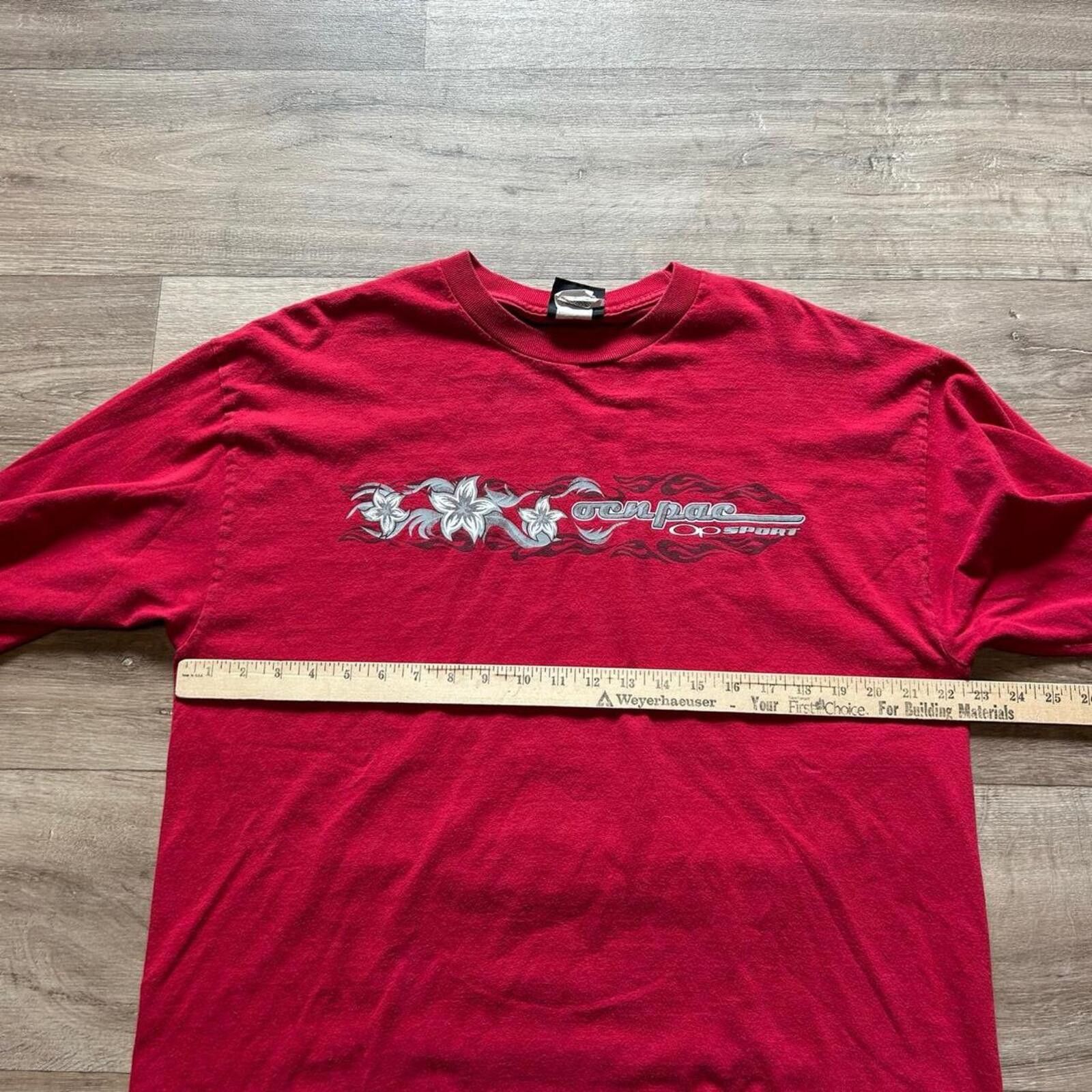 Ocean Pacific Ocean Pacific Men's Red Tshirt Size US XL / EU 56 / 4 - 5 Thumbnail