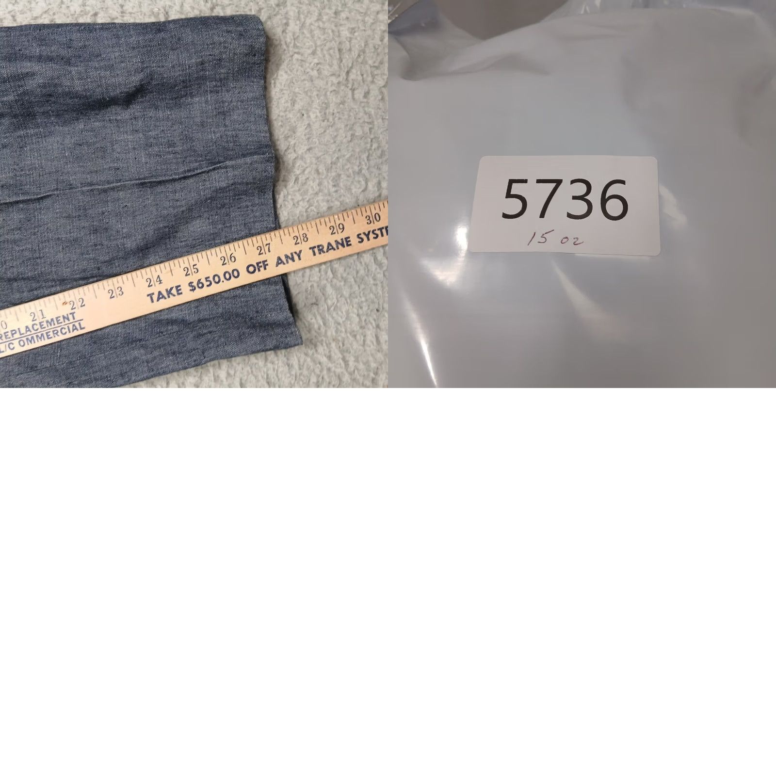 Joseph Abboud Joseph Abboud Heritage Dress Pants Men's 40W Blue Chambray Flat Front Casual Business Pants 40 Regular Mens Size US 40 / EU 56 - 8 Thumbnail