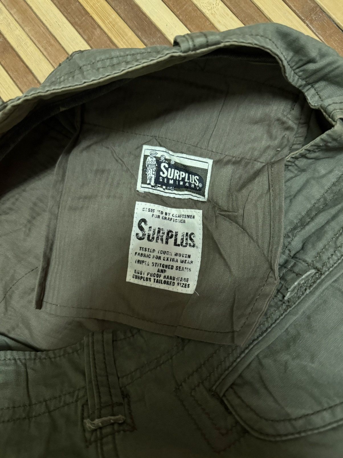 Japanese Brand Military Surplus Supply Cargo Pants / Streetwear / W34x29.5 Size US 34 / EU 50 - 10 Thumbnail