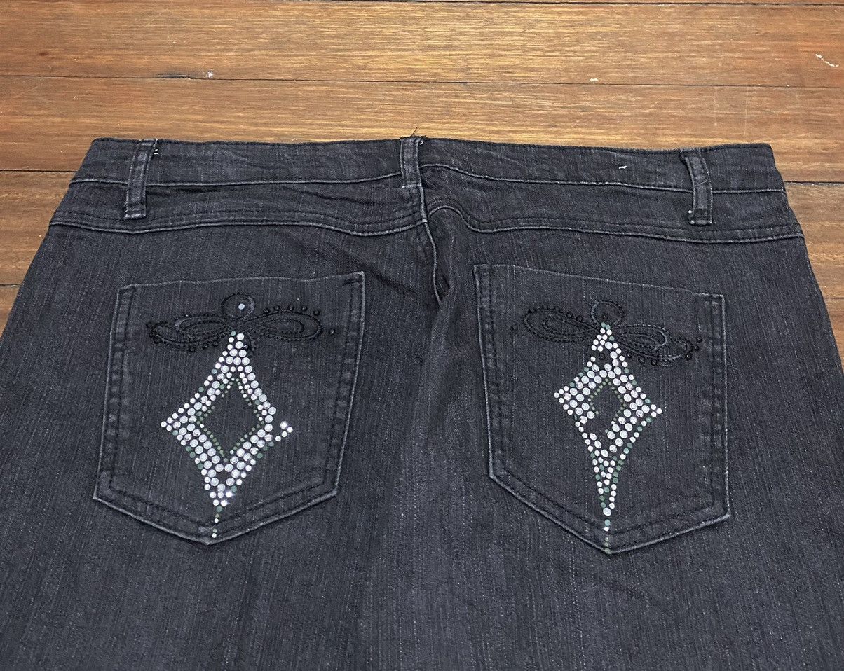 14th Addiction Rare Design Vintage Japanese Brand COS Flared Jeans 2000s Size US 33 - 4 Thumbnail