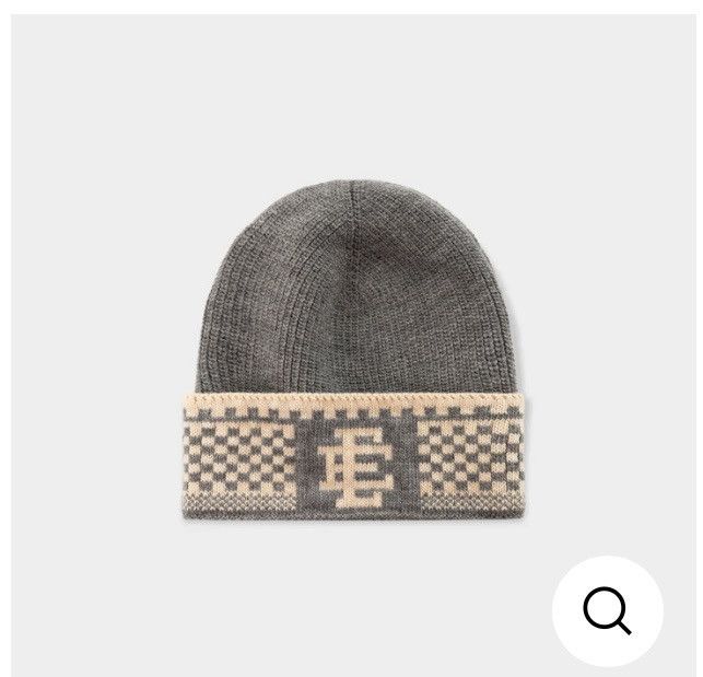 Eric Emanuel Eric Emanuel checkers beanie gray brand new Size ONE SIZE - 1 Thumbnail