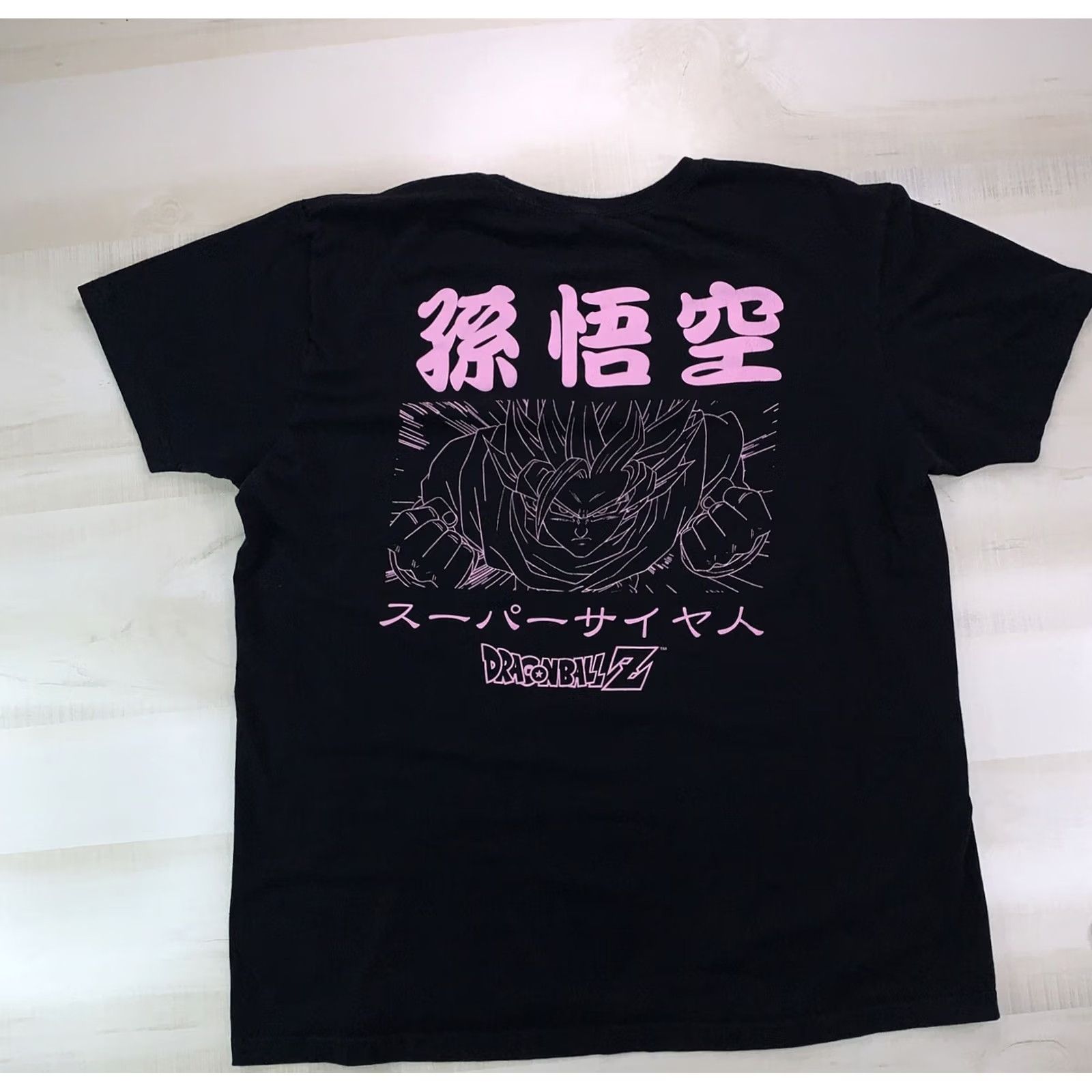 Vintage Dragon Ball Z GOKU Black Pink Graphic T Shirt Adult Teens Unisex XL-5A Size US XL / EU 56 / 4 - 7 Thumbnail
