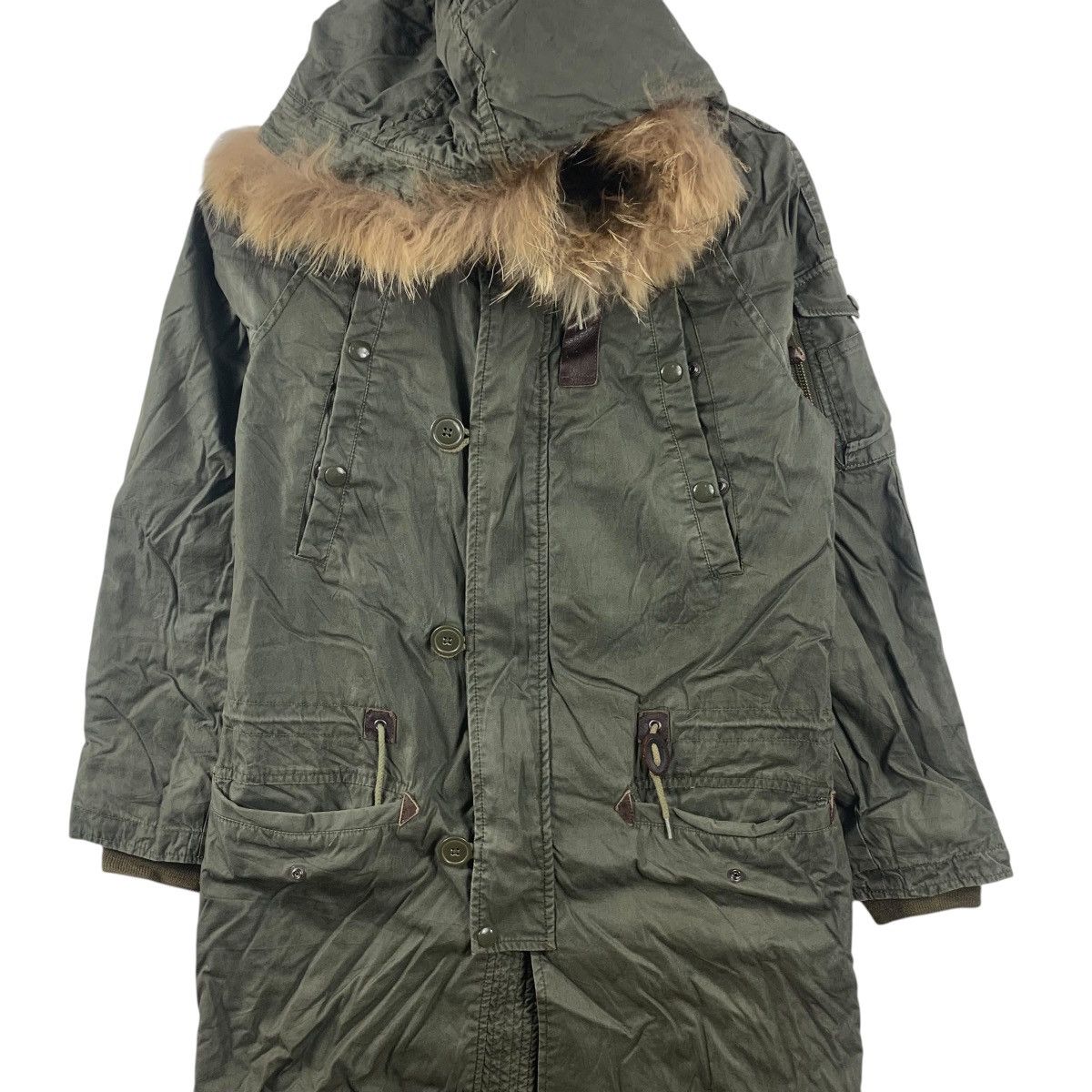 Johnbull Vintage JOHN BULL JAPAN Faux Fur Parka Jacket Windbreaker Size S / US 4 / IT 40 - 4 Thumbnail