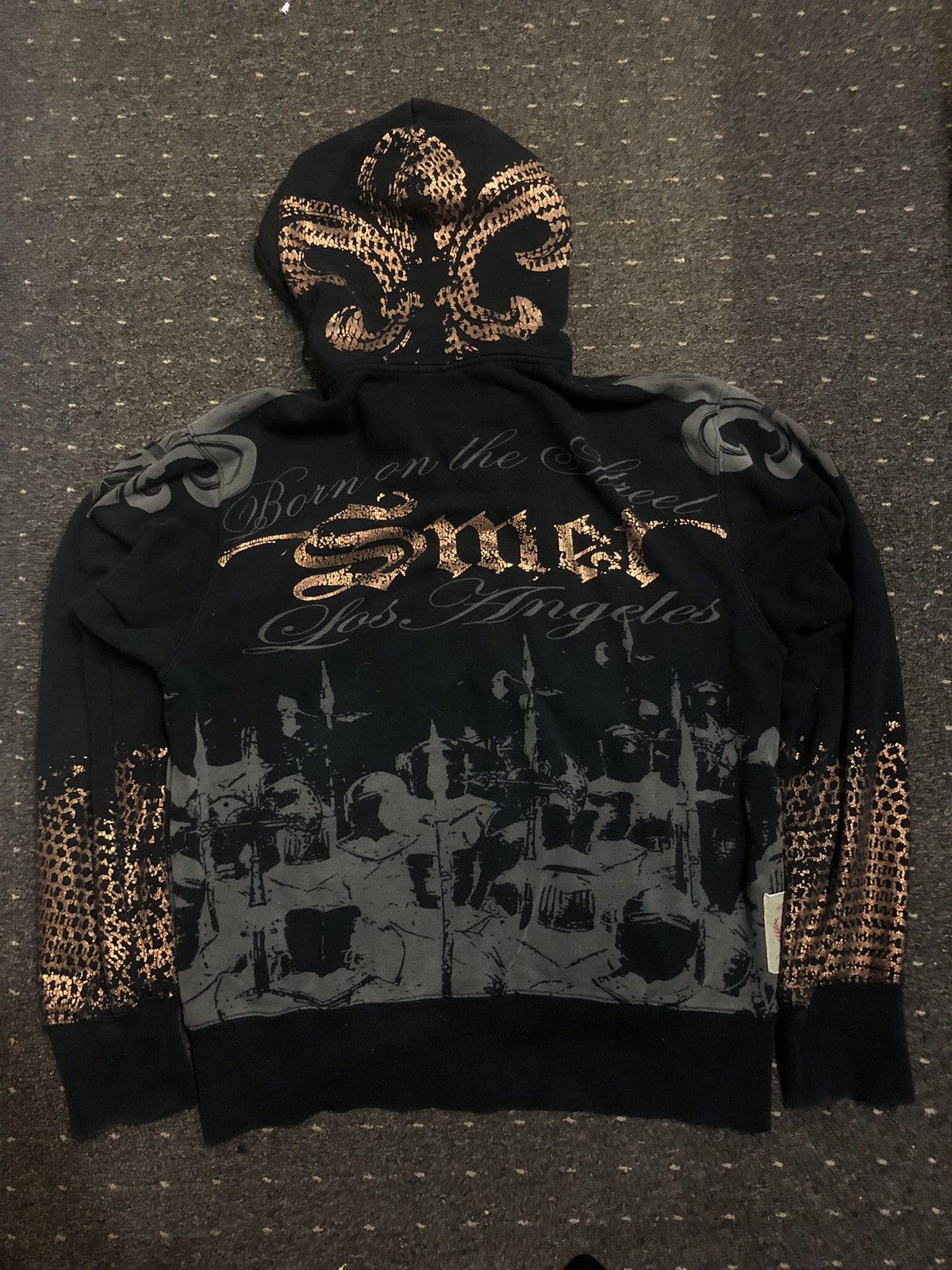 Christian Audigier rare christian audigier ed hardy smet zipup hoodie y2k 00s Size US L / EU 52-54 / 3 - 4 Thumbnail