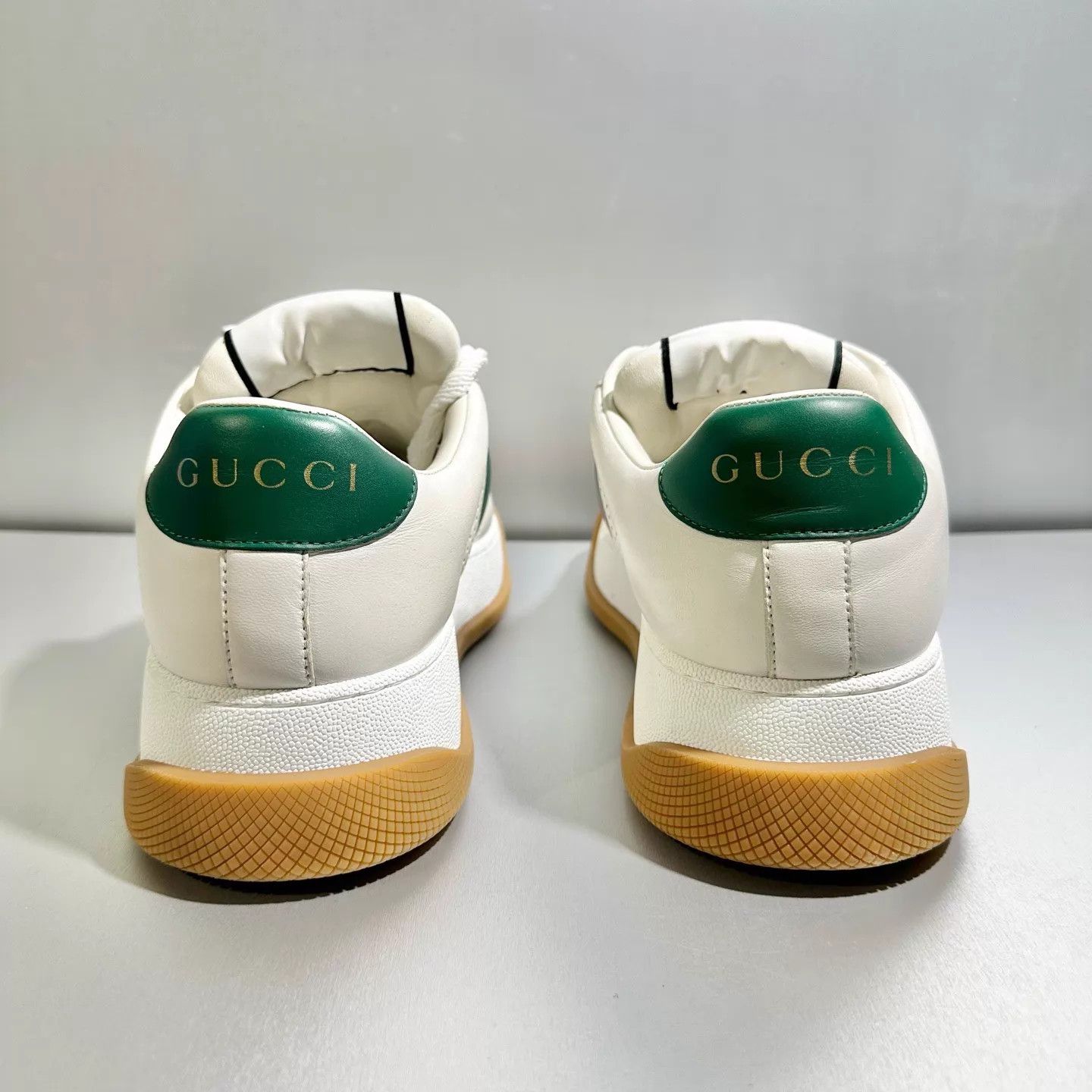 Gucci Gucci Screener White Green 44.5 EU LNIB Size US 11.5 / EU 44-45 - 5 Thumbnail