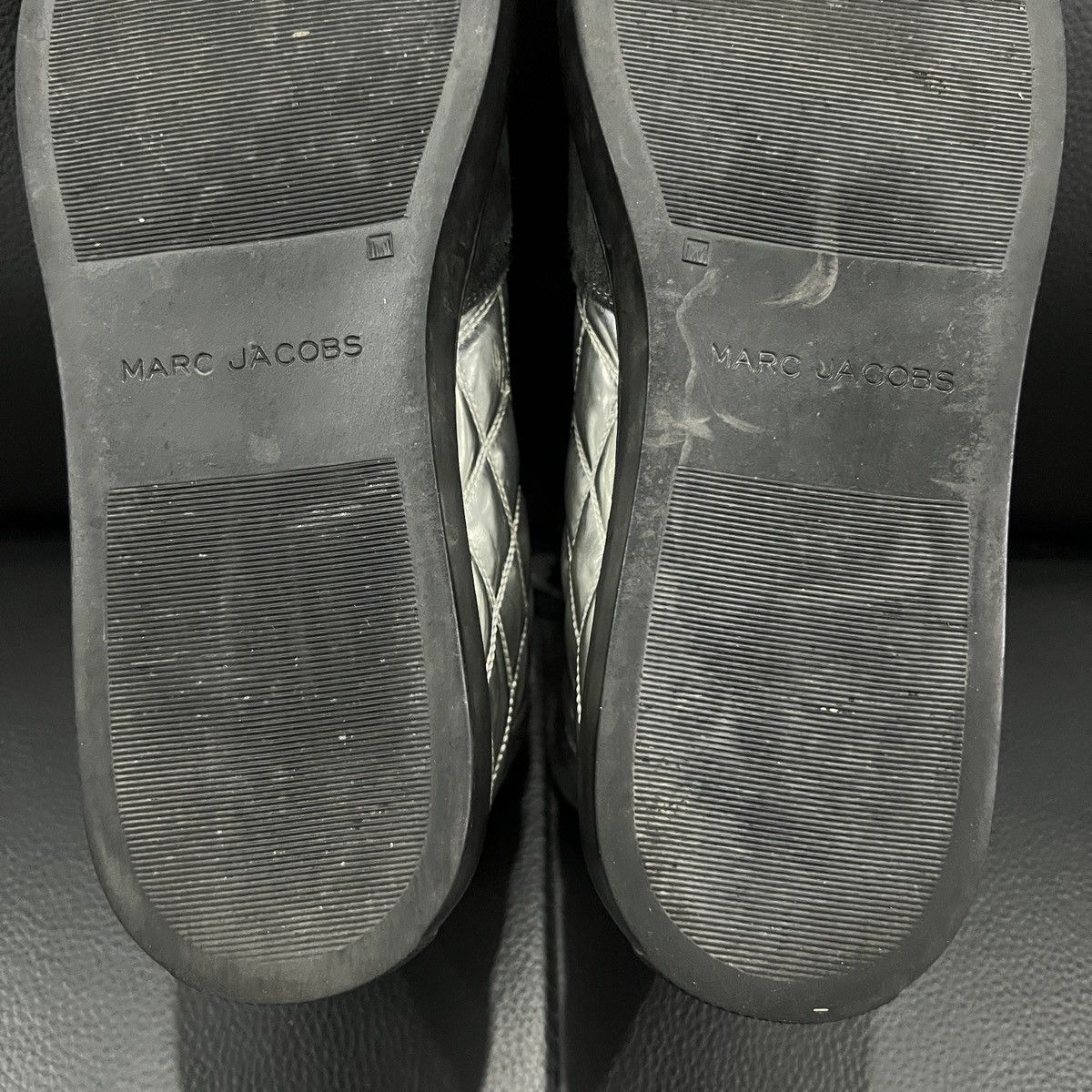Marc Jacobs Marc Jacobs Metallic Suede High-Top Sneakers Size US 7 / EU 40 - 21 Thumbnail