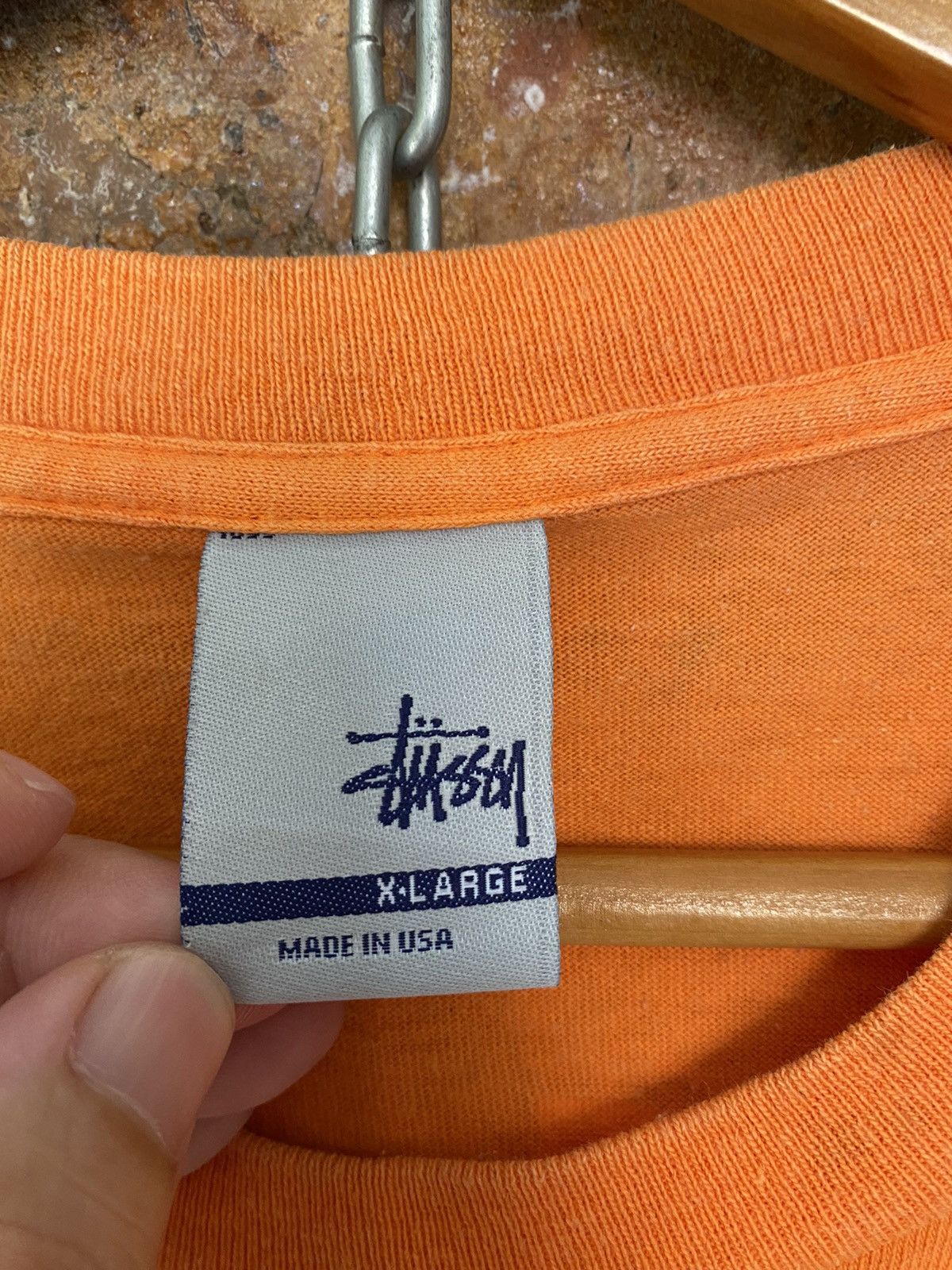 Stussy 1990s Stussy big4 split Logo tee Size US XL / EU 56 / 4 - 11 Thumbnail