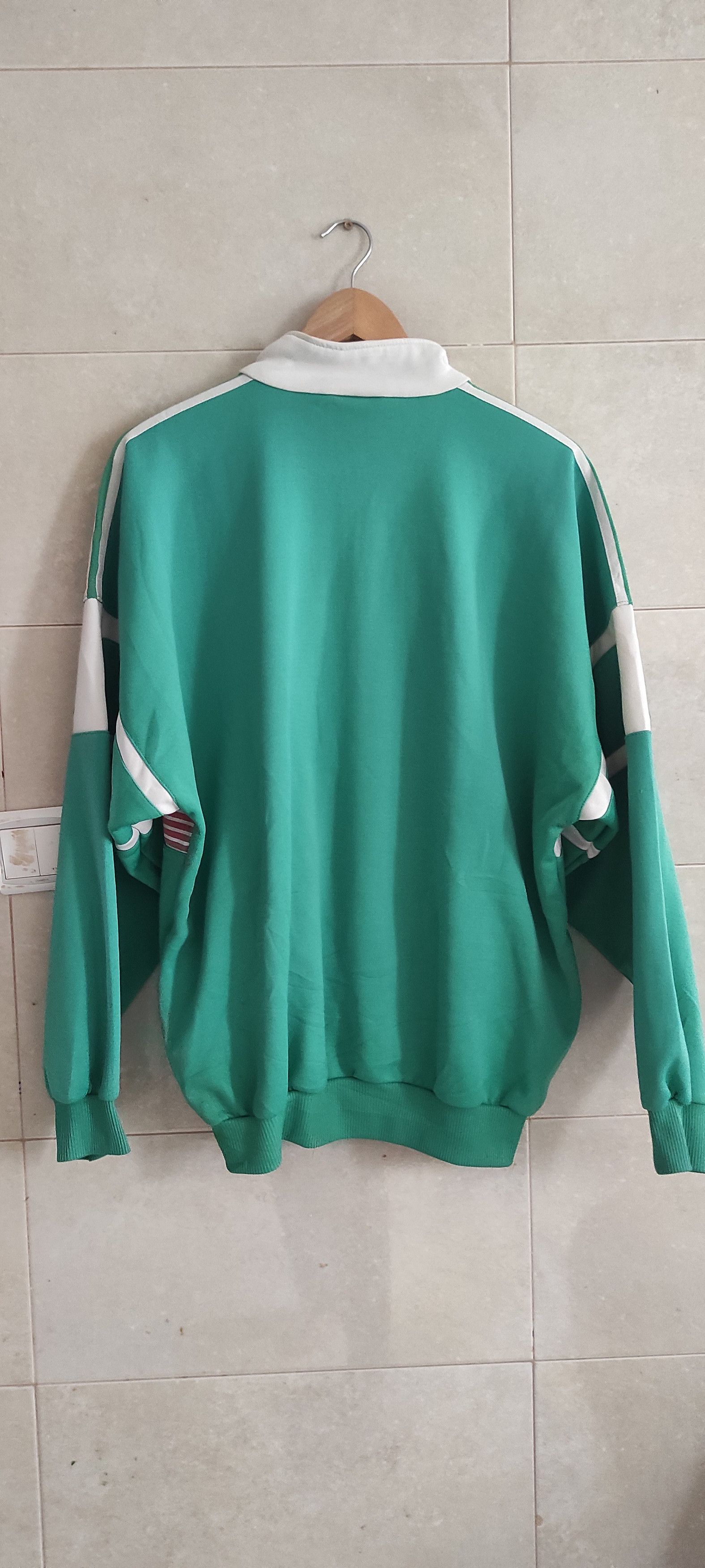Adidas × Vintage Vintage 1970's Adidas Green Men's Track Jacket Size Size US XL / EU 56 / 4 - 8 Thumbnail