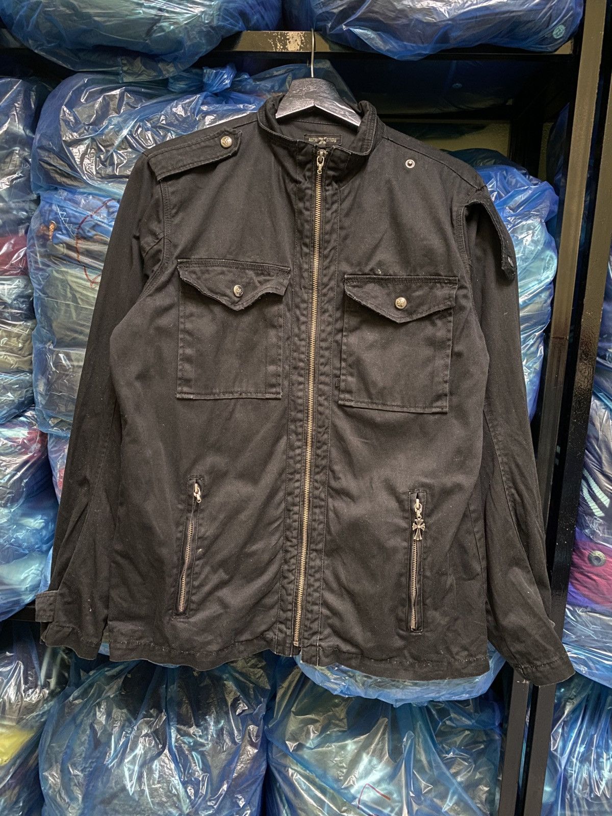 Japanese Brand VINTAGE BATSU STUDIO JAPANESE PUNK STREETWEAR JACKET Size US M / EU 48-50 / 2 - 1 Thumbnail
