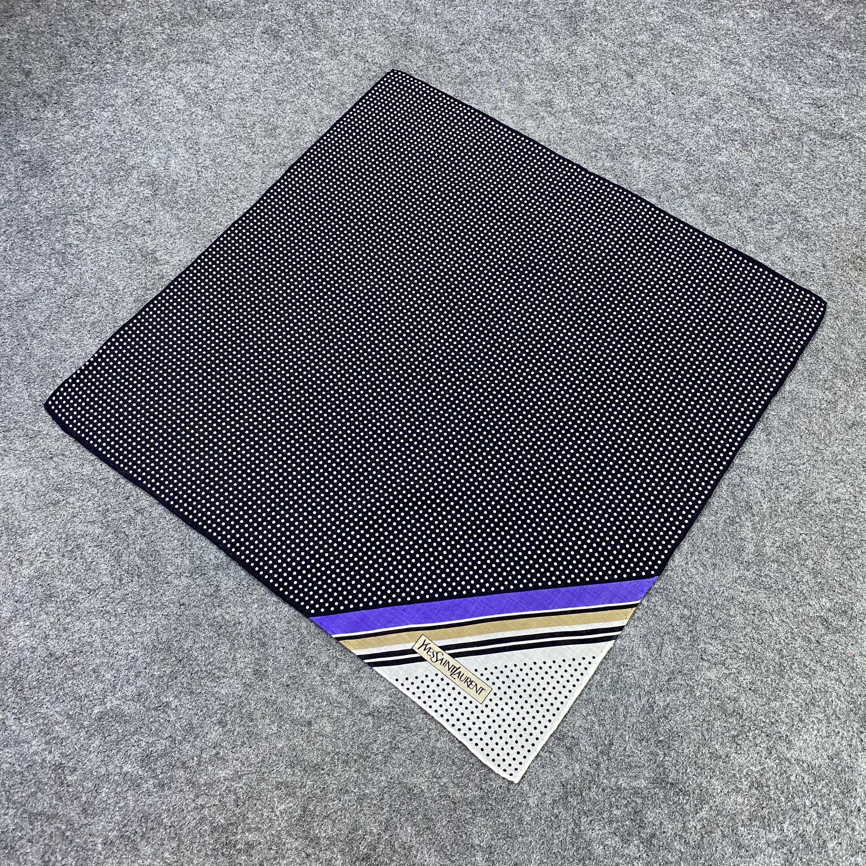 Yves Saint Laurent Yves Saint Laurent Handkerchief / Bandana /Neckerchief-B2094 Size ONE SIZE - 4 Thumbnail