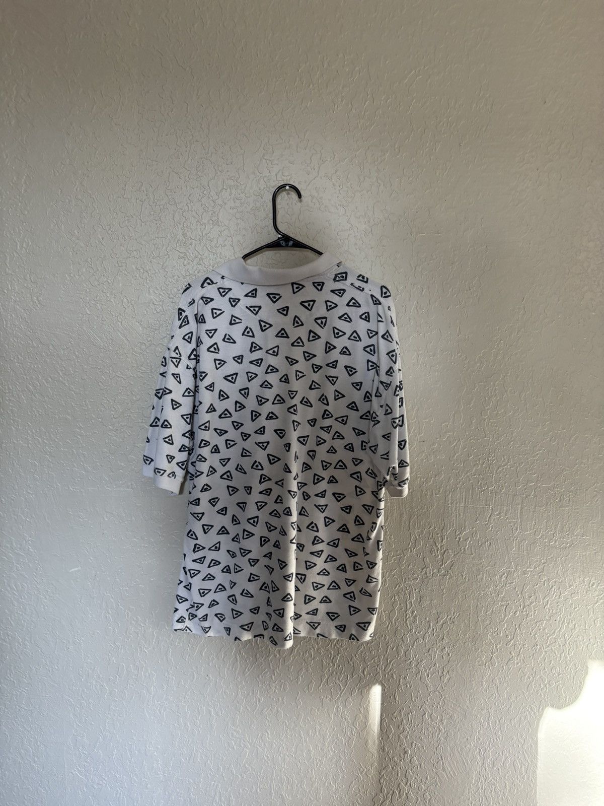 Bugle Boy Vintage Bugle Boy Triangle Print Polo Shirt (90s) Size US XL / EU 56 / 4 - 3 Thumbnail