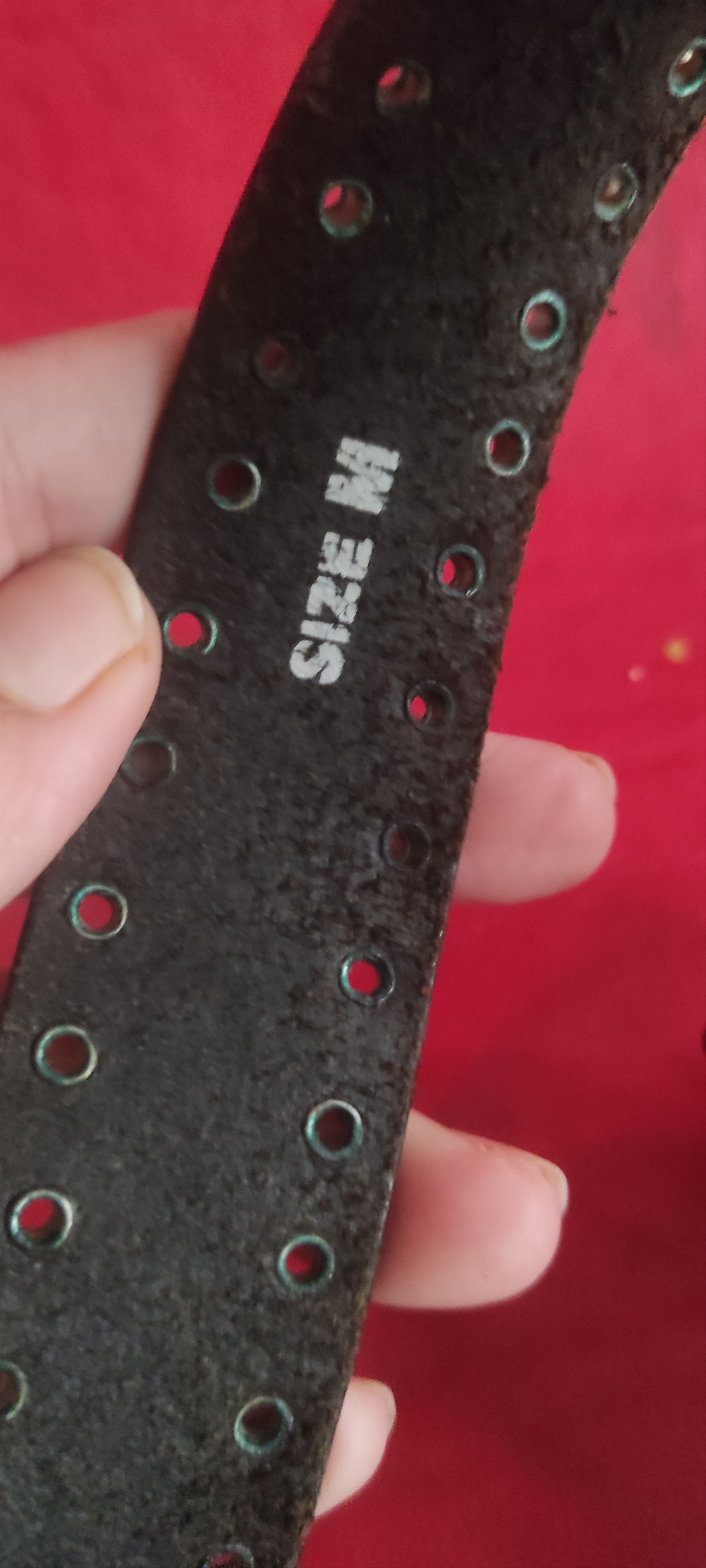 Diesel Diesel Y2K Leather Belt Simon Style Studded Made Mexico Sz M Size ONE SIZE - 11 Thumbnail