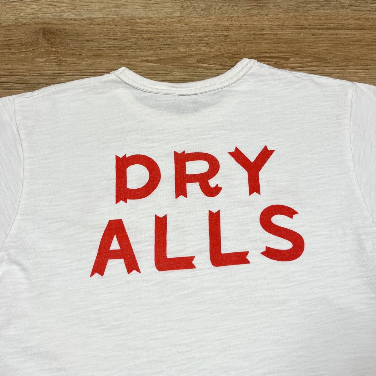 Human Made Human Made Dry Alls Logo Size L White T-shirt Size US L / EU 52-54 / 3 - 11 Thumbnail