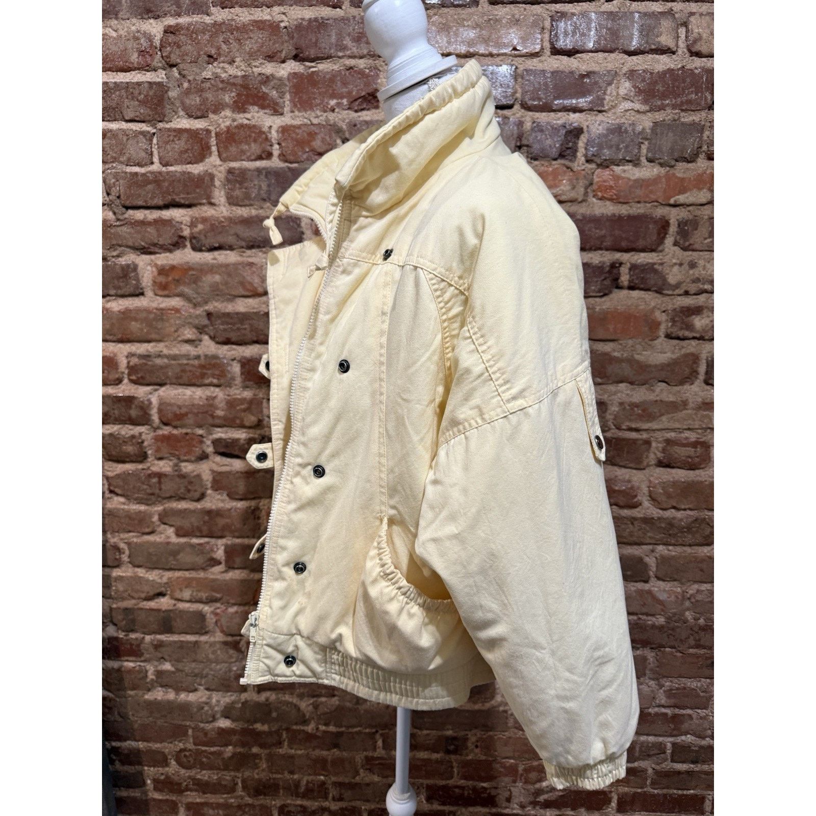 Other VTG Braetan Jacket ski Puffer 90’s yellow M Retro Snap Zip Size L / US 10 / IT 46 - 3 Thumbnail