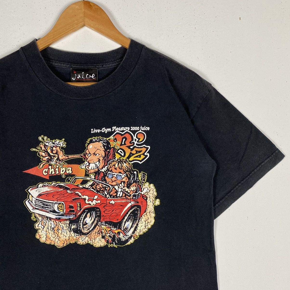 Band Tees × Japanese Brand × Vintage VINTAGE B'Z LIVE-GYM PLEASURE 2000 JUICE BAND TEE RAT FINK Size US M / EU 48-50 / 2 - 3 Thumbnail