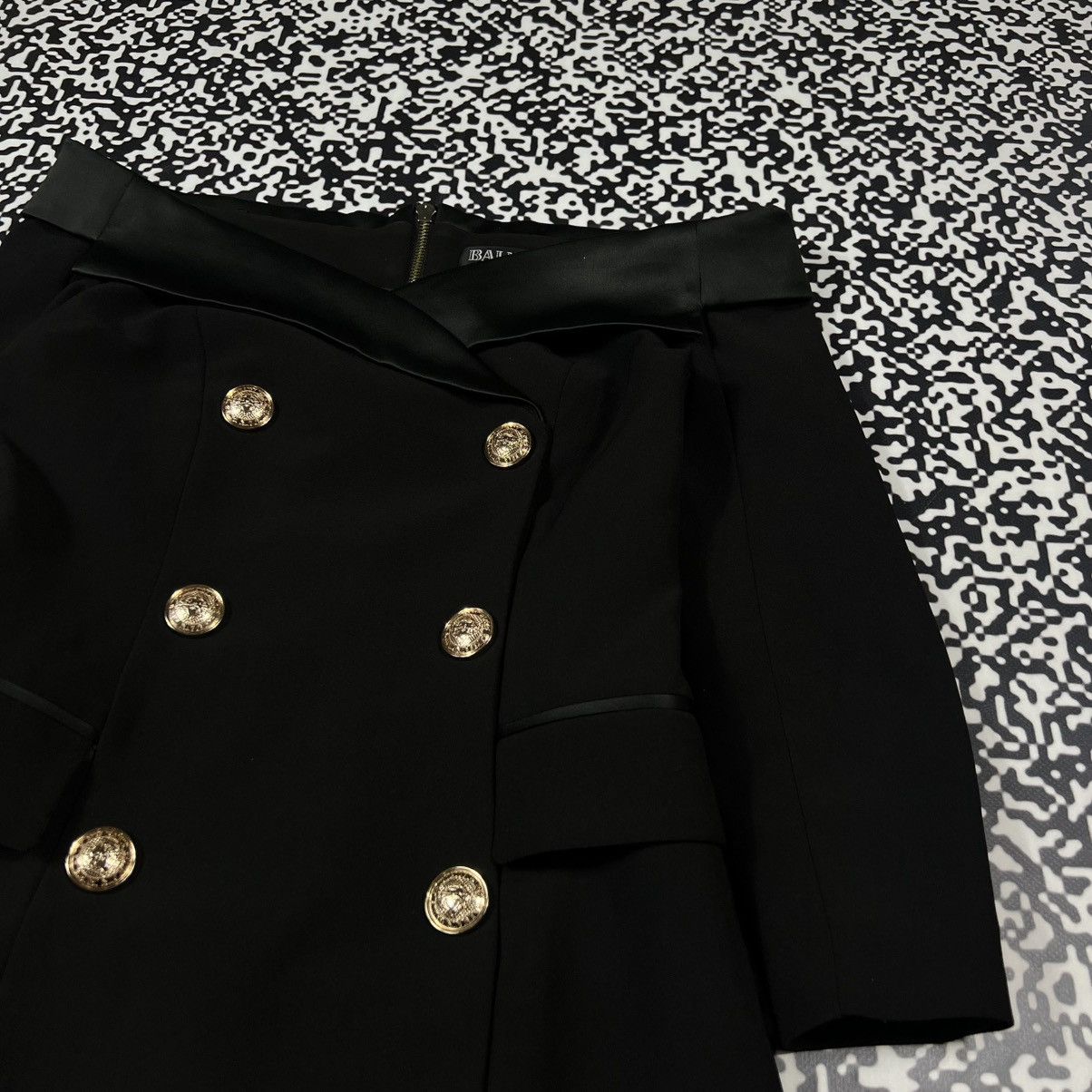 Balmain Balmain Doublure Lining Off The Shoulder Dress Luxury Style Size M / US 6-8 / IT 42-44 - 9 Thumbnail
