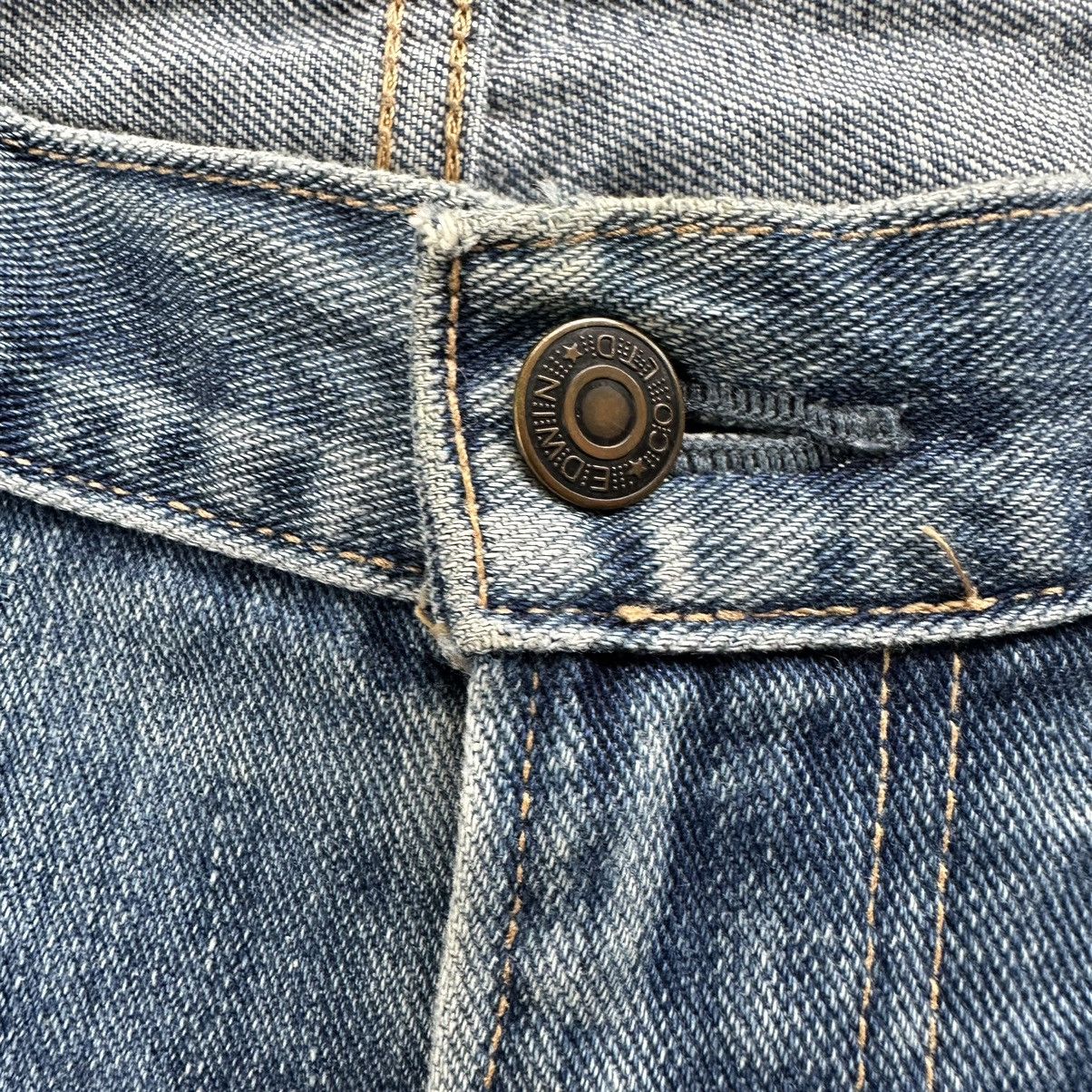 Japanese Brand Vintage Edwin Distressed Faded Denim Jean Pant W36 Size US 36 / EU 52 - 6 Thumbnail