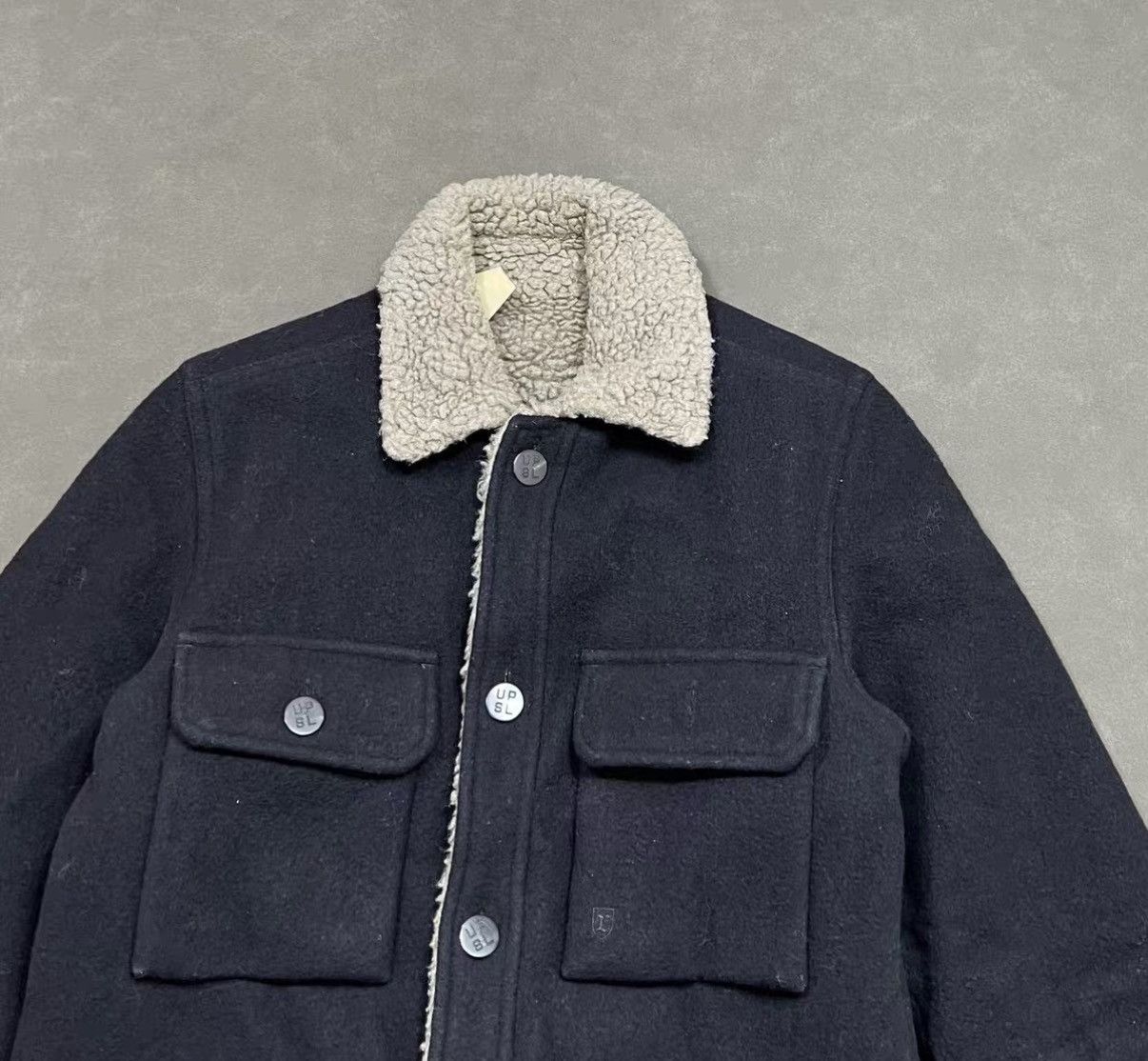 N.Hoolywood N.HOOLYWOOD Daisuke Obana Wool & Boa Fleece Jacket J16 Size US XS / EU 42 / 0 - 3 Thumbnail
