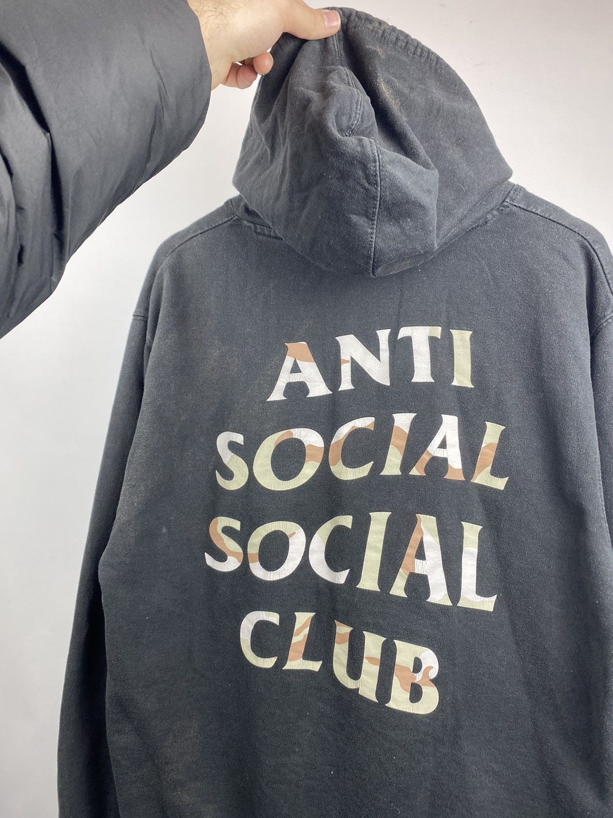 Anti Social Social Club Assc Anti Social Club Black sun faded hoodie camo logo Size US M / EU 48-50 / 2 - 21 Thumbnail