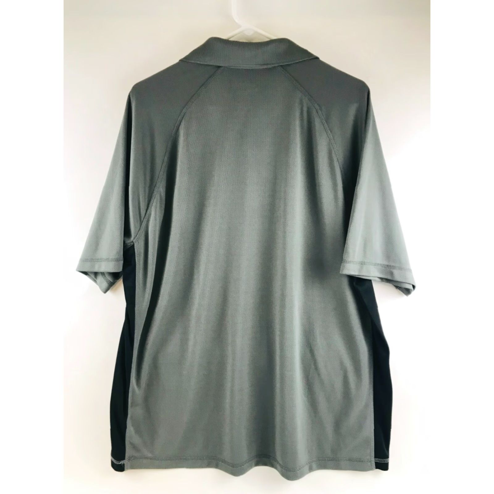 Vintage RW Rugged Wear Polo Shirt Men XL Gray Short Sleeve 1/4 Button Up Quickdry Polo, Golf, Modern, Reg, 100% Polyester, Solid, Brand Rugged Wear, Men Size US XL / EU 56 / 4 - 2 Thumbnail
