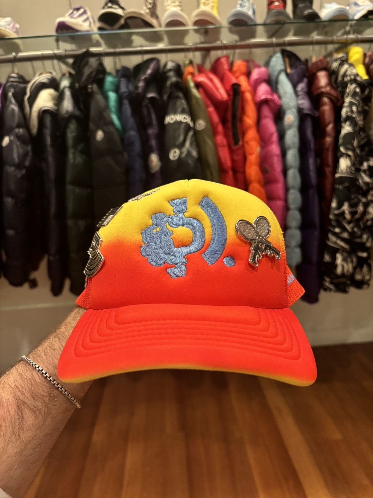 Denim Tears x B. Stroy trucker hat
