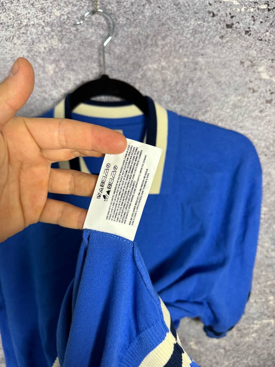 Baracuta × Vintage Vintage Baracuta Knit Polo Shirt Medium Blue Italy Size US M / EU 48-50 / 2 - 13 Thumbnail