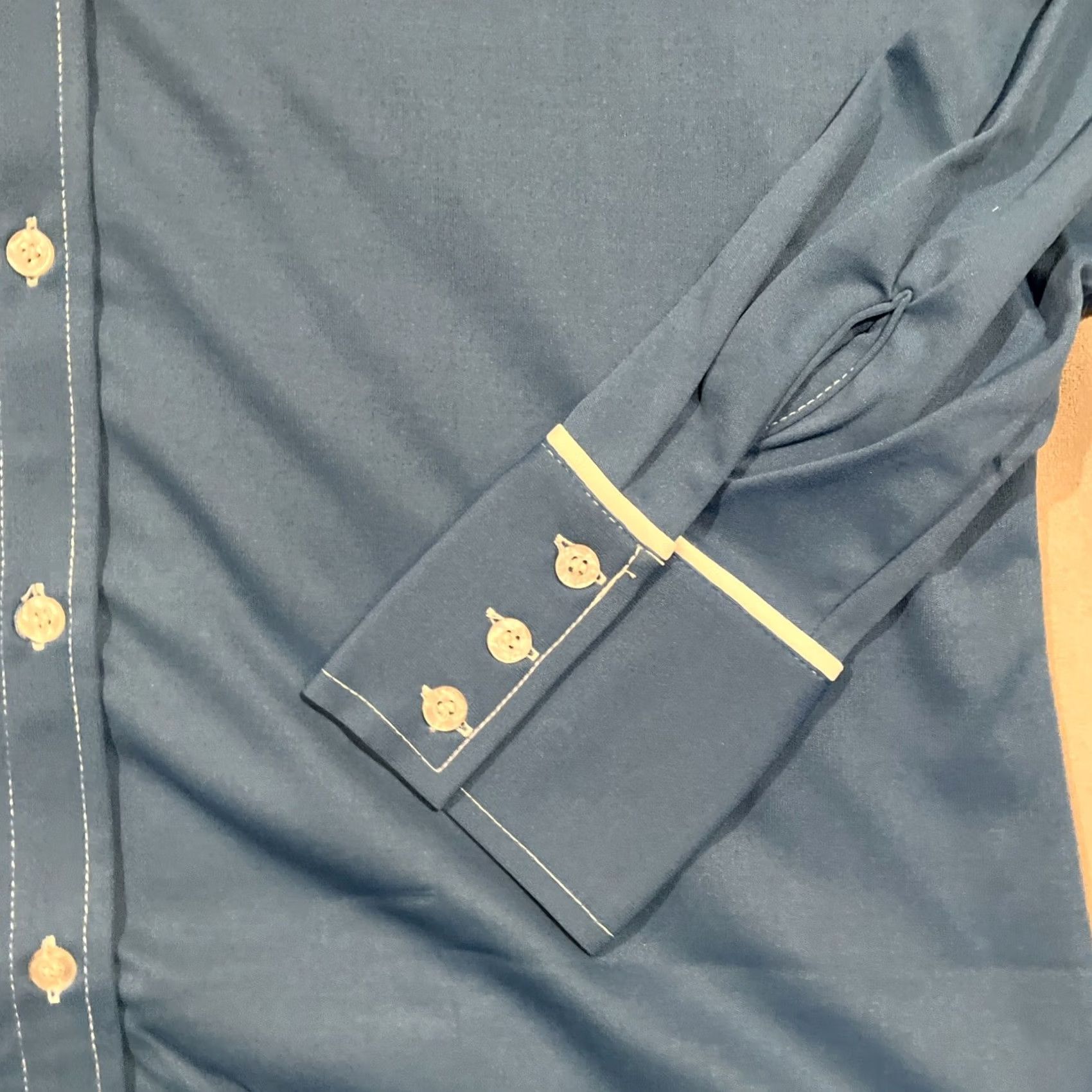 Vintage VINTAGE AMD Shirt XL Pearl Button Long Sleeve Button Up Western NWT RARE Size US XL / EU 56 / 4 - 2 Thumbnail