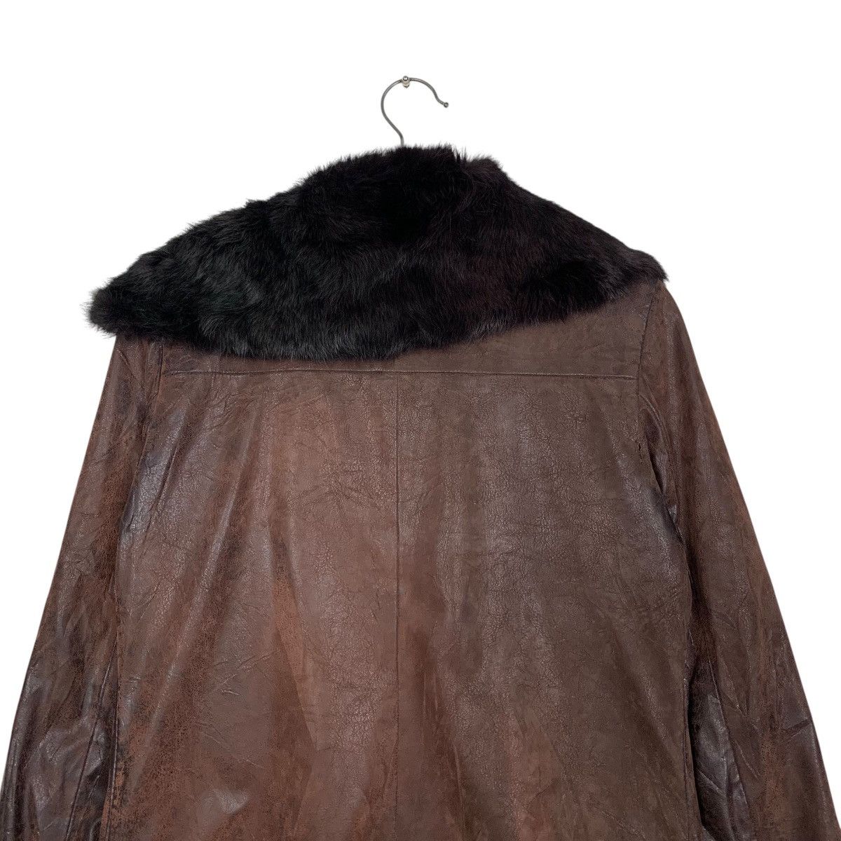 DKNY DKNY Rabbit Fur Shawl Asymmetrical Jacket #2765-C125 Size S / US 4 / IT 40 - 17 Thumbnail