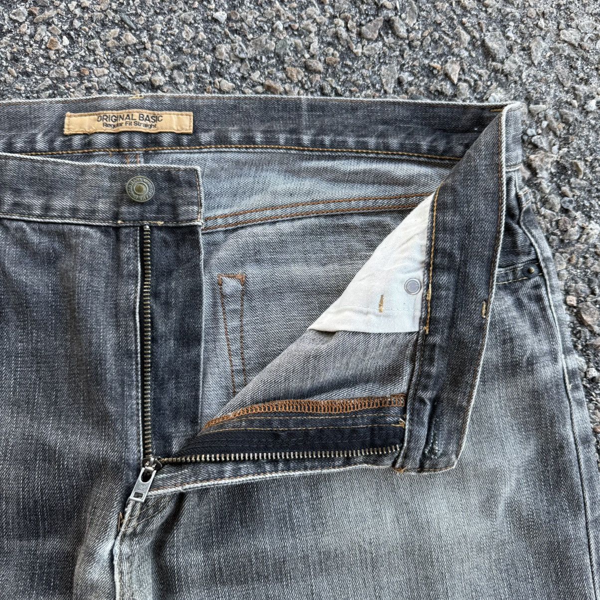 Japanese Brand VINTAGE S002 JAPAN STRAIGHT FADED JEAN DENIM PANTS Size US 38 / EU 54 - 6 Thumbnail