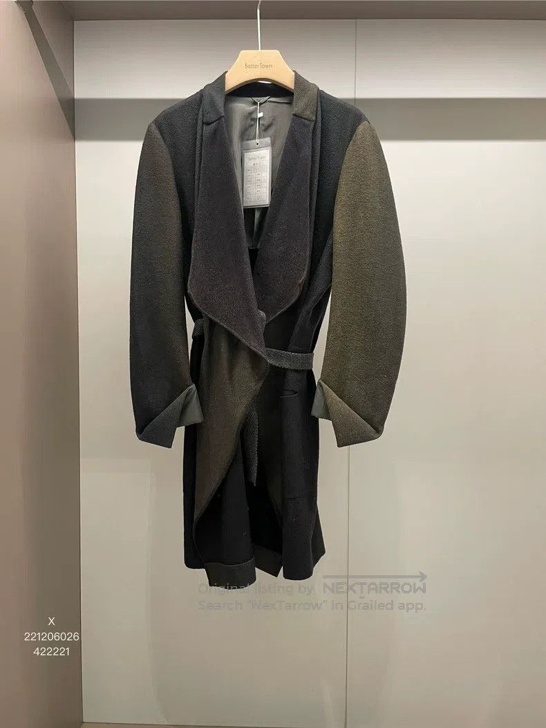 Brunello Cucinelli Brunello Cucinelli Black Gray Green Wool Coat Size US M / EU 48-50 / 2 - 1 Thumbnail