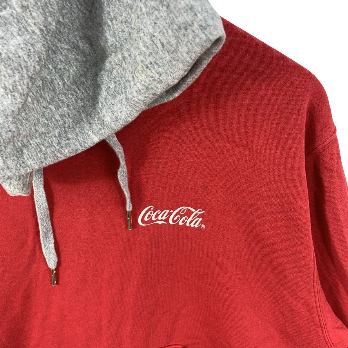 Coca Cola Vintage COCA-COLA Embroidered Logo Hoodie Pullover Size US M / EU 48-50 / 2 - 7 Thumbnail