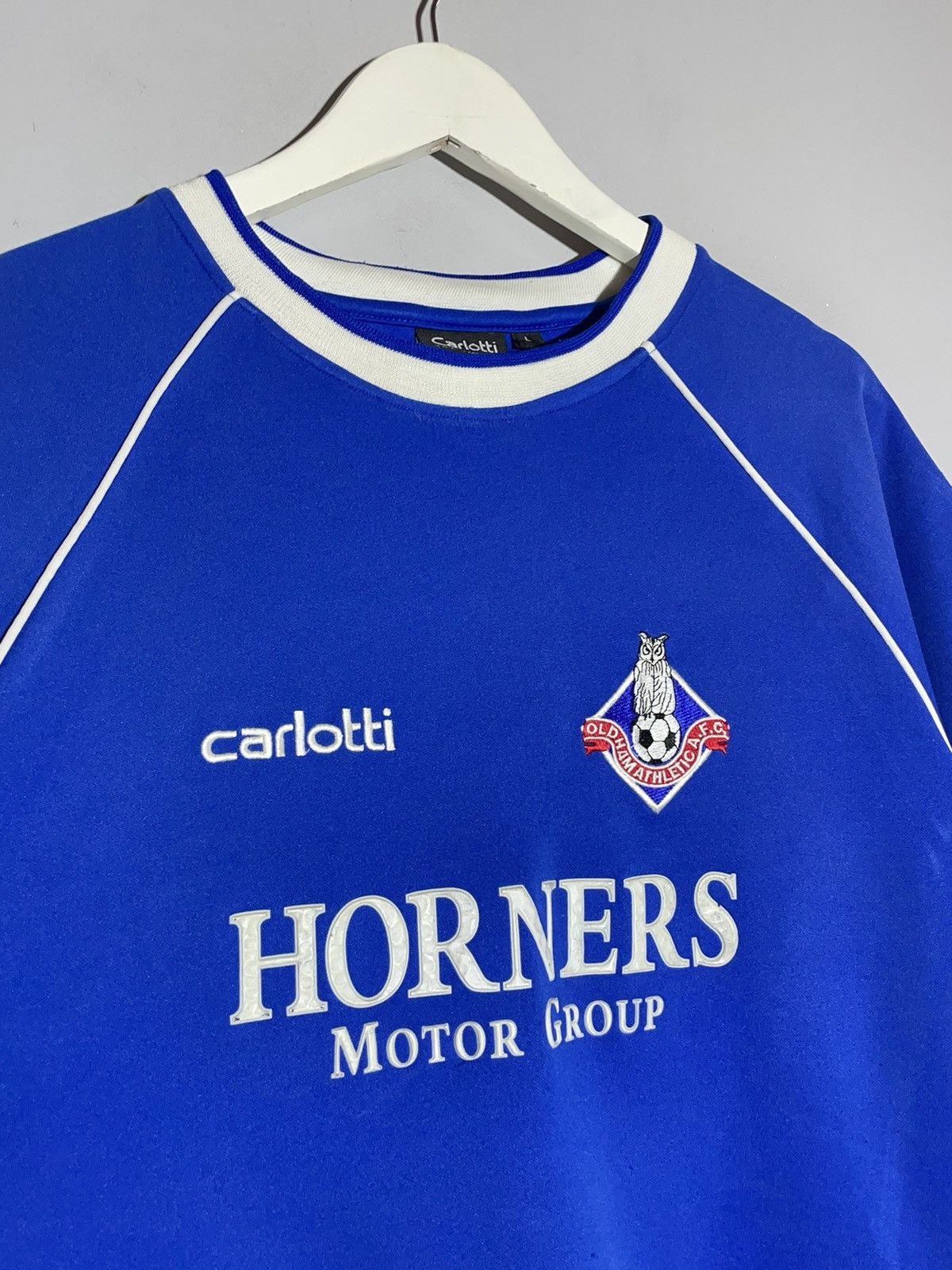 Vintage Oldham Athletic Carlotti 2004/05 Home Vintage Football Shirt Size US L / EU 52-54 / 3 - 3 Thumbnail