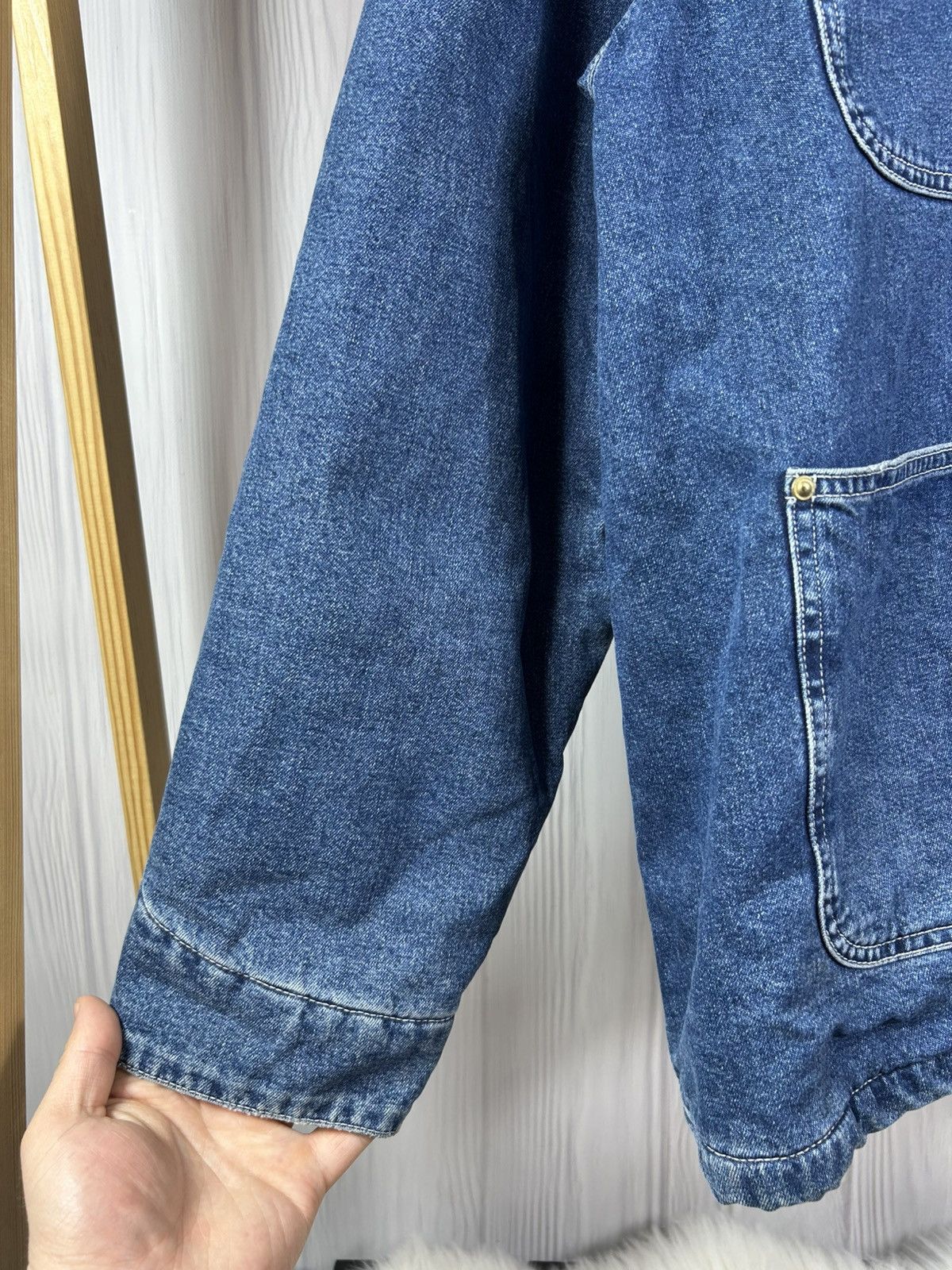 Carhartt Wip Vintage Carhartt OG Chore Coat Heavy Denim Jacket Size XL Size US XL / EU 56 / 4 - 7 Thumbnail