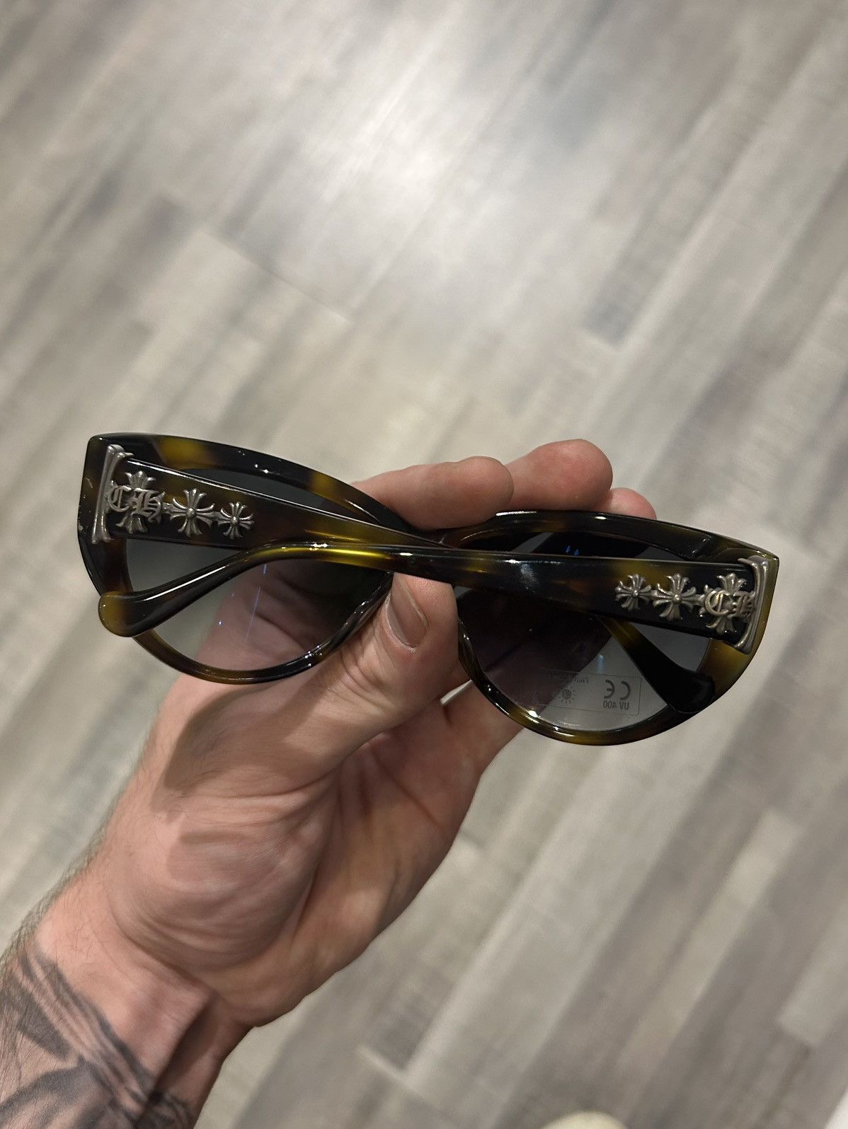 Chrome Hearts Chrome Hearts Club Sandwich Sunglasses Size ONE SIZE - 4 Thumbnail